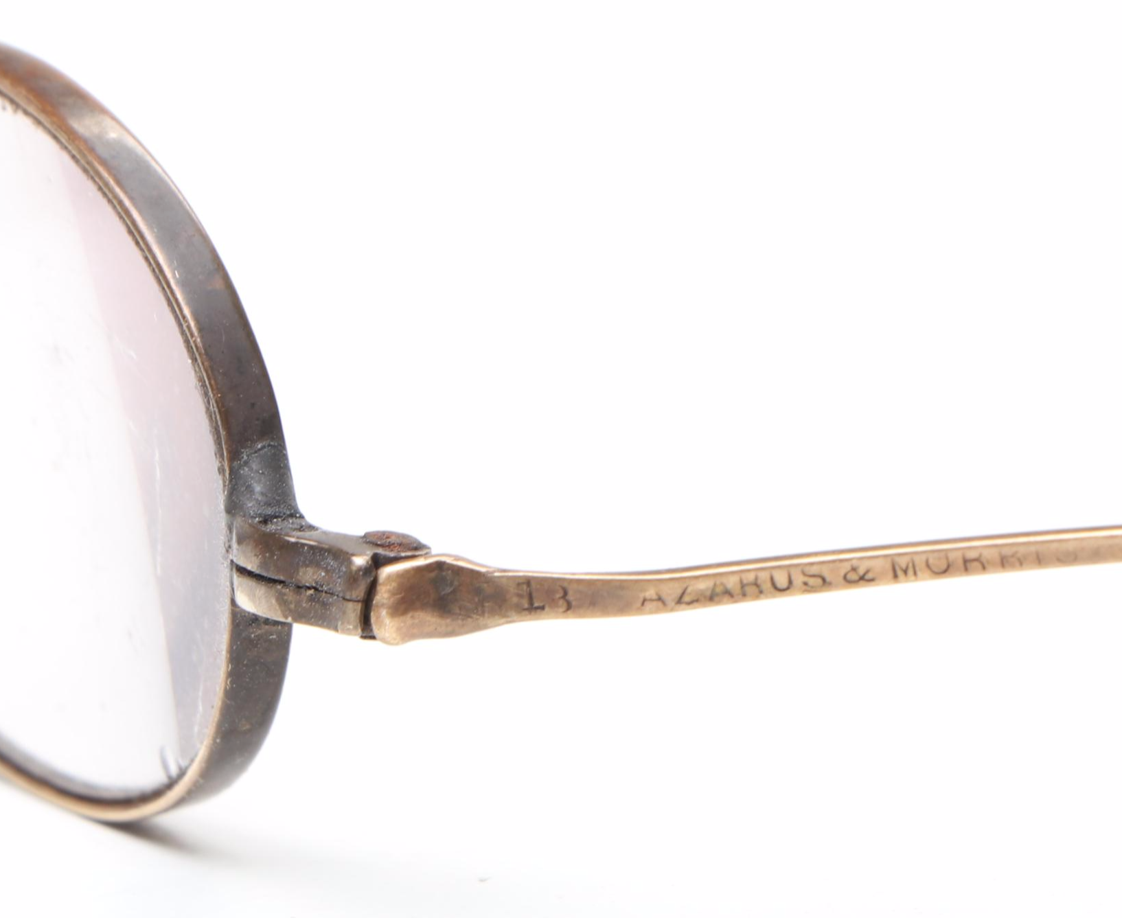 Vintage Glasses with Leather Holding Cases