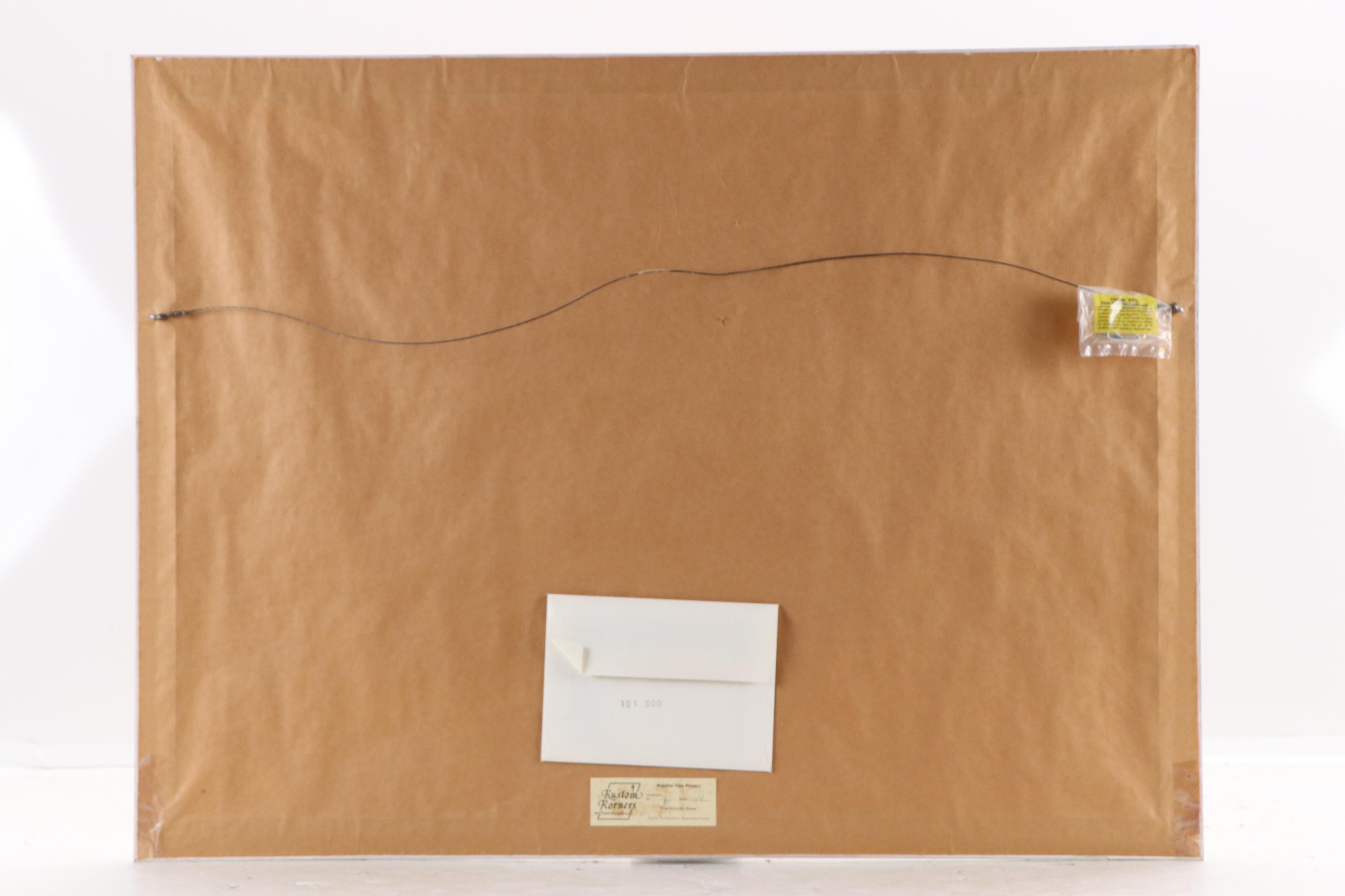 Linda Barnicott Offset Lithograph "Sharing the Season at Market Square"