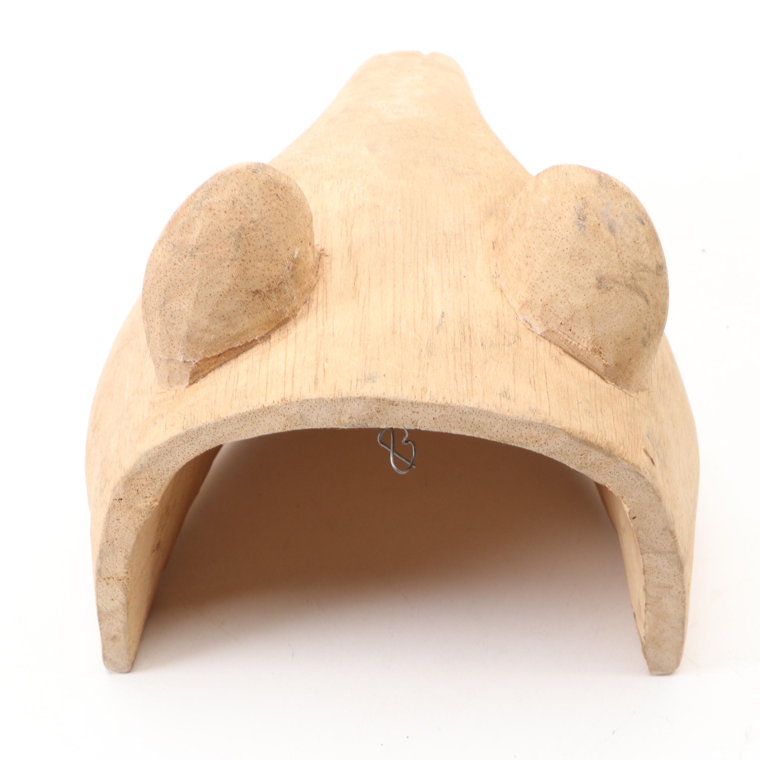 Luis Marcus Animal Mask with Other South American Style Carved Busts