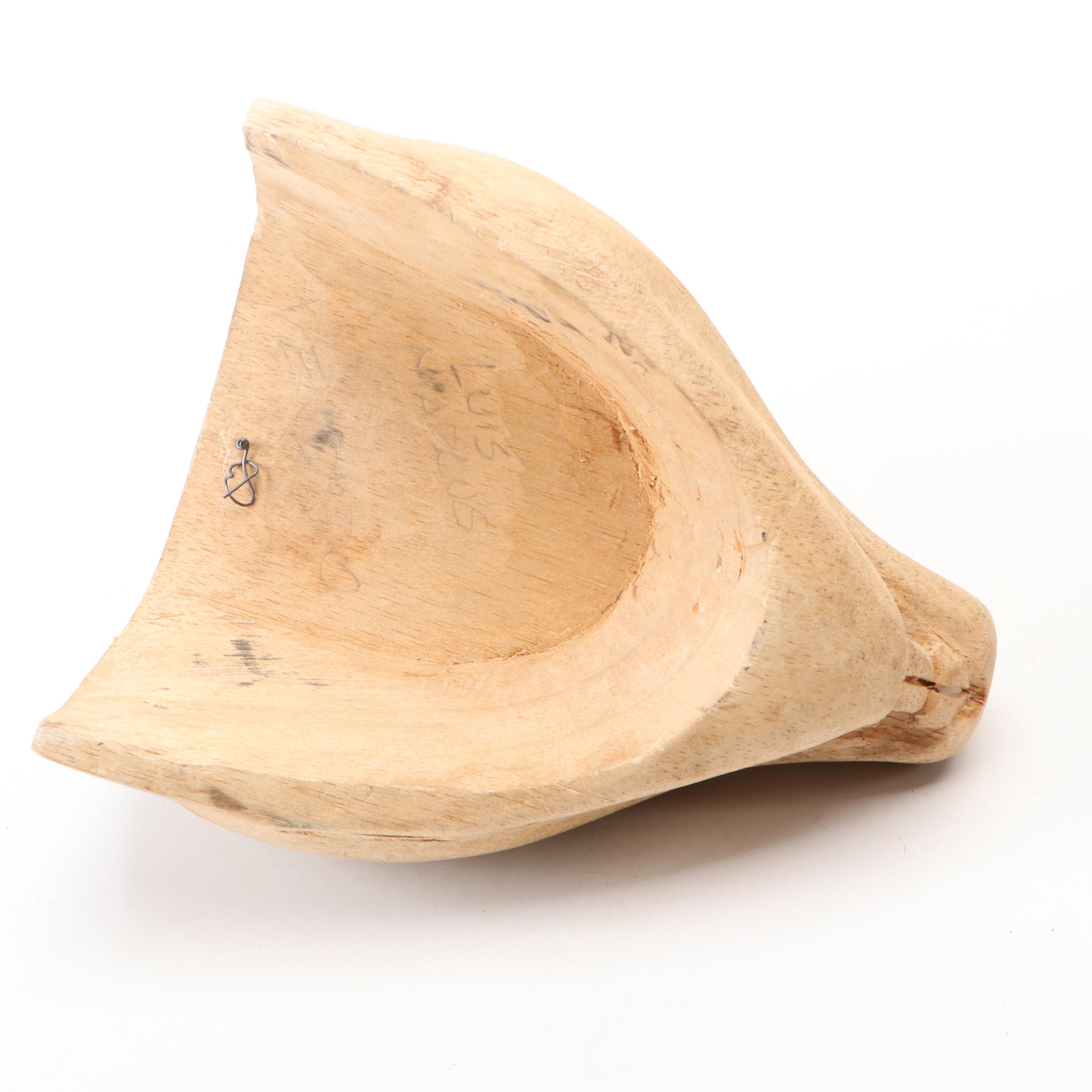 Luis Marcus Animal Mask with Other South American Style Carved Busts