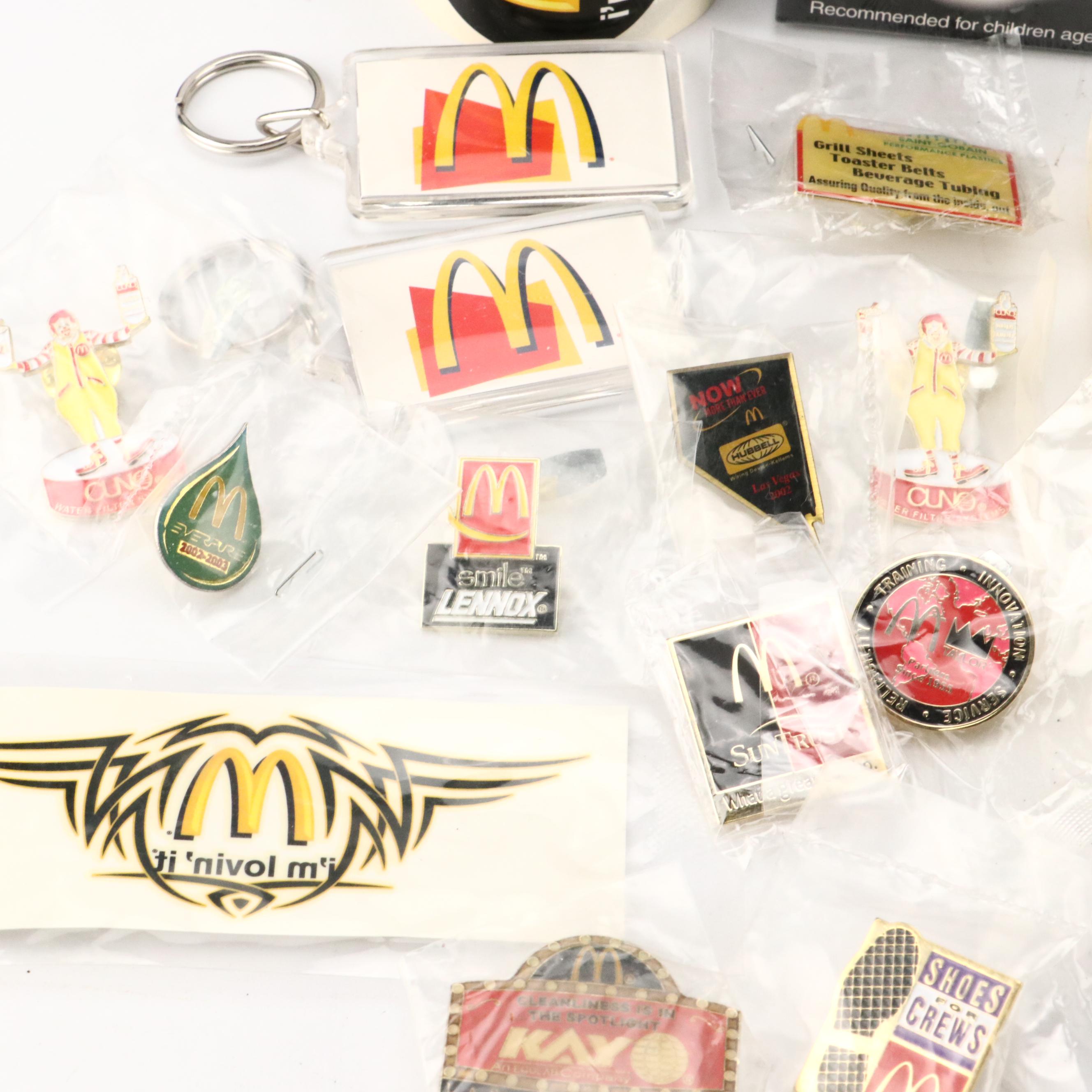 McDonald's Advertising Coffee Mugs, Pins, Yo-Yos and More