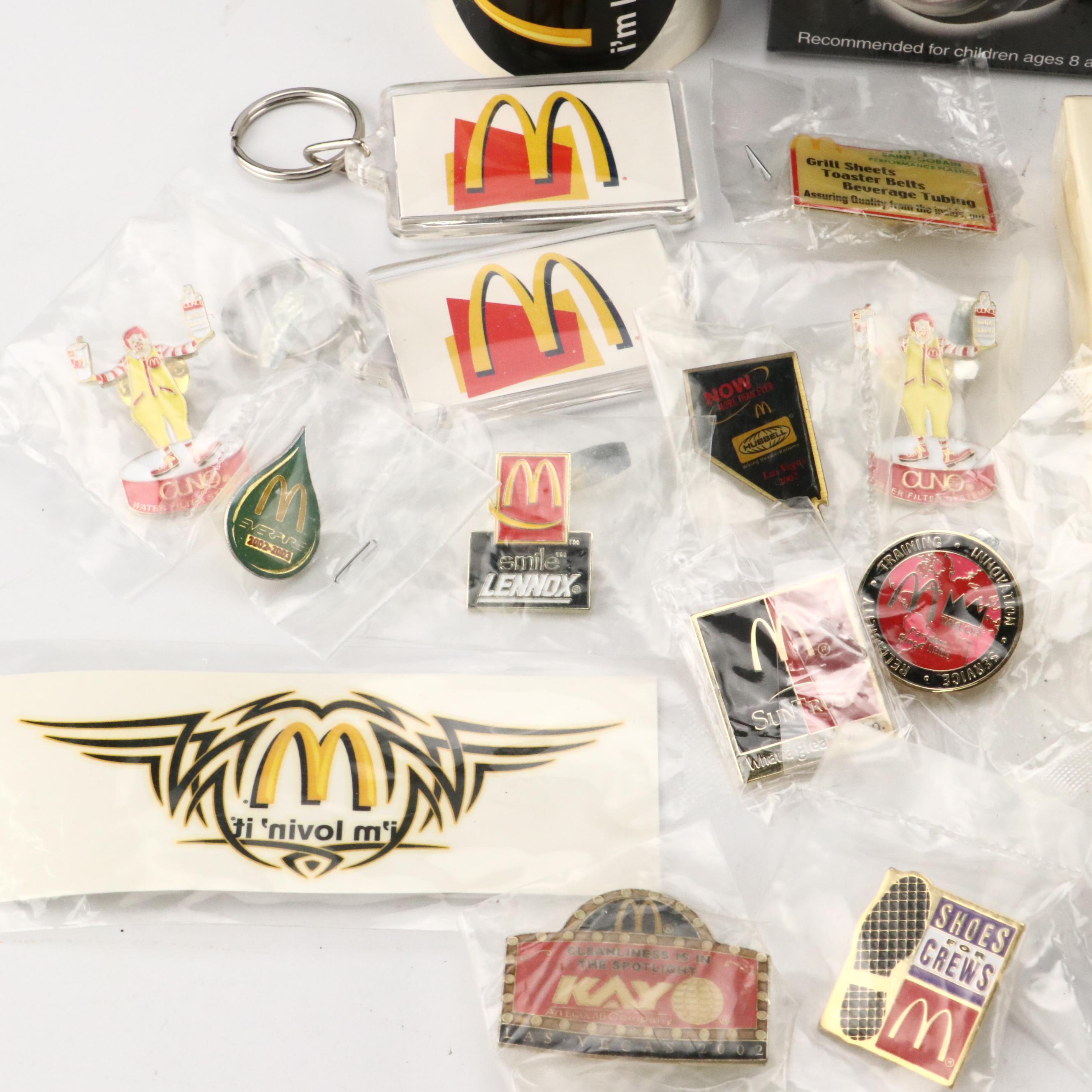 McDonald's Advertising Coffee Mugs, Pins, Yo-Yos and More