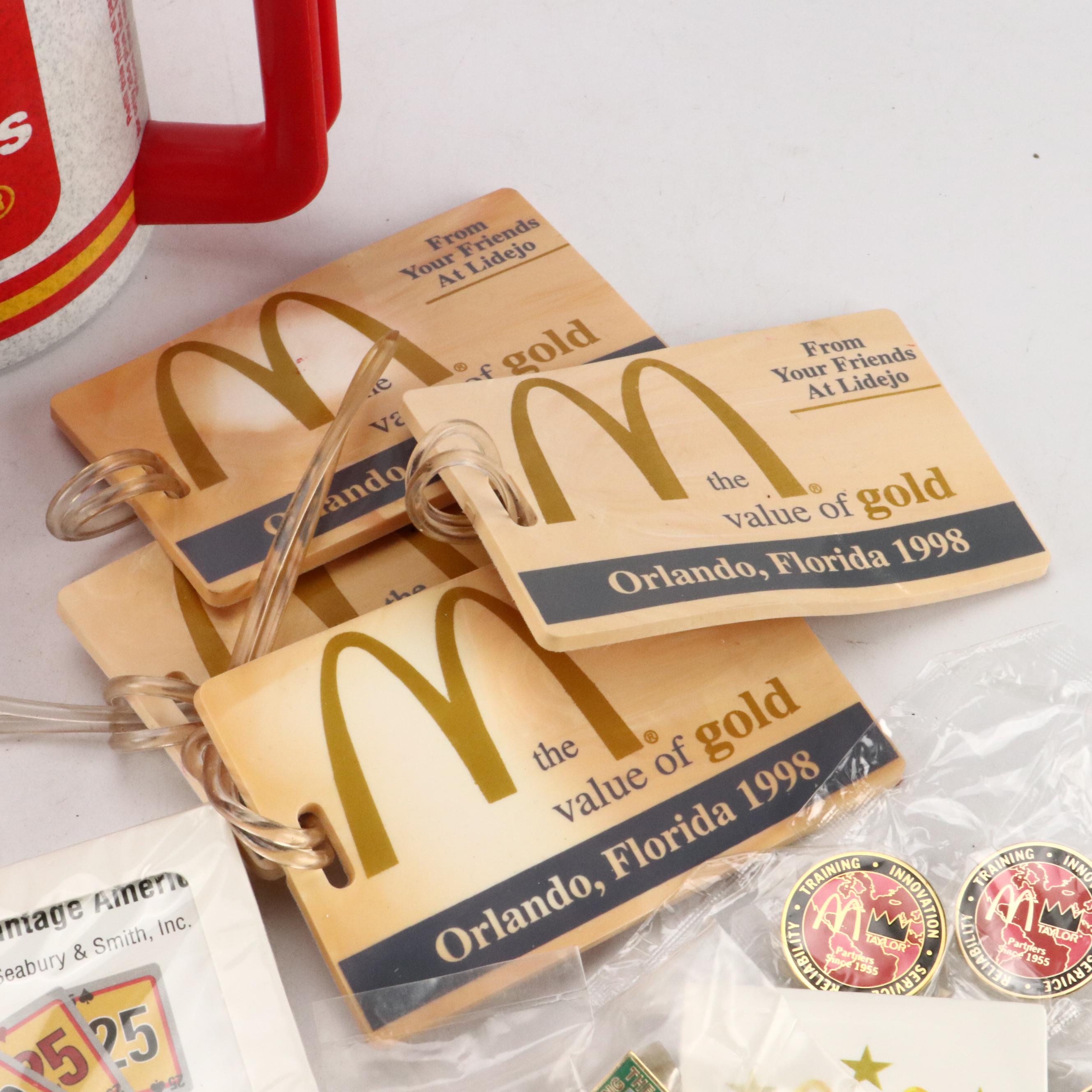 McDonald's Advertising Coffee Mugs, Pins, Yo-Yos and More