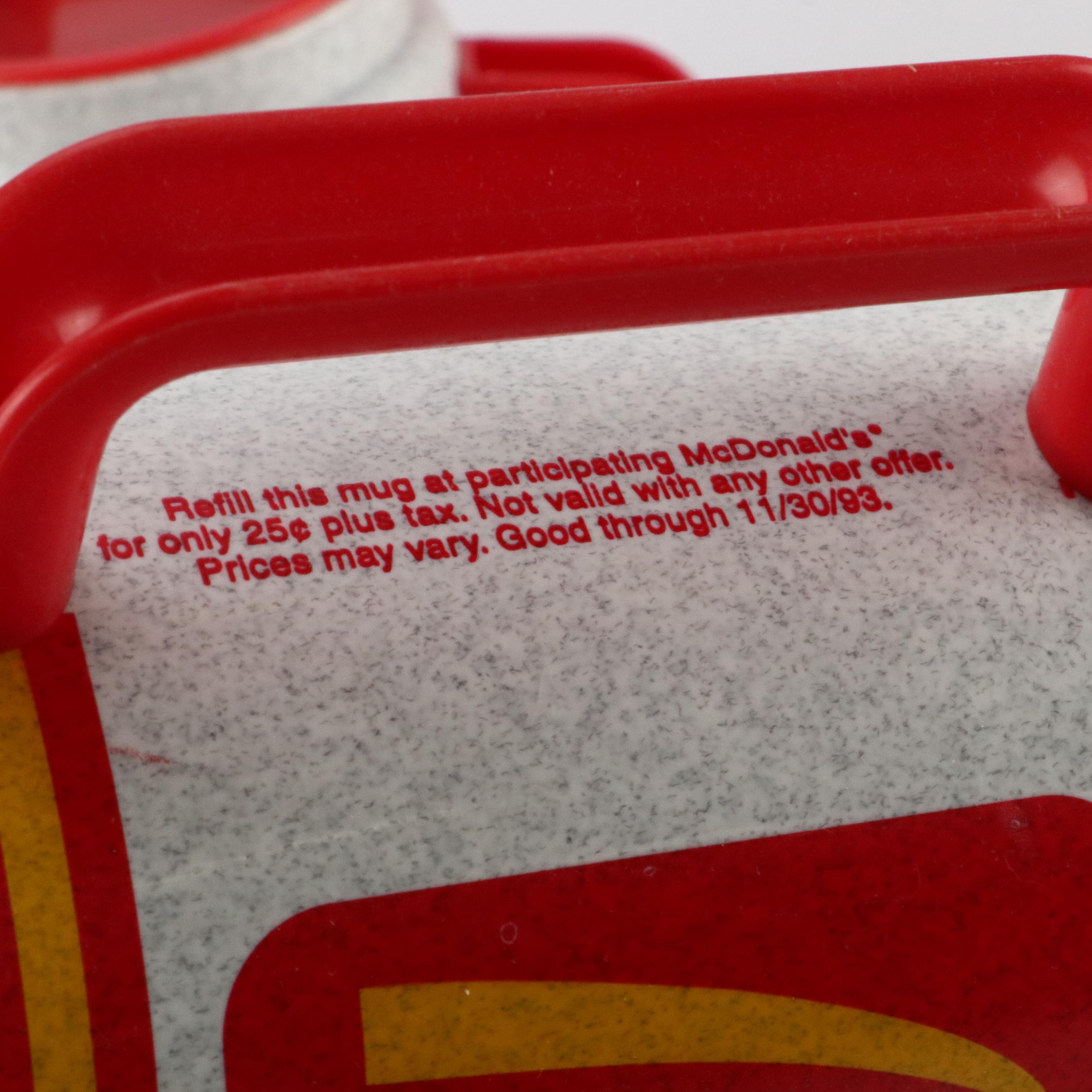 McDonald's Advertising Coffee Mugs, Pins, Yo-Yos and More