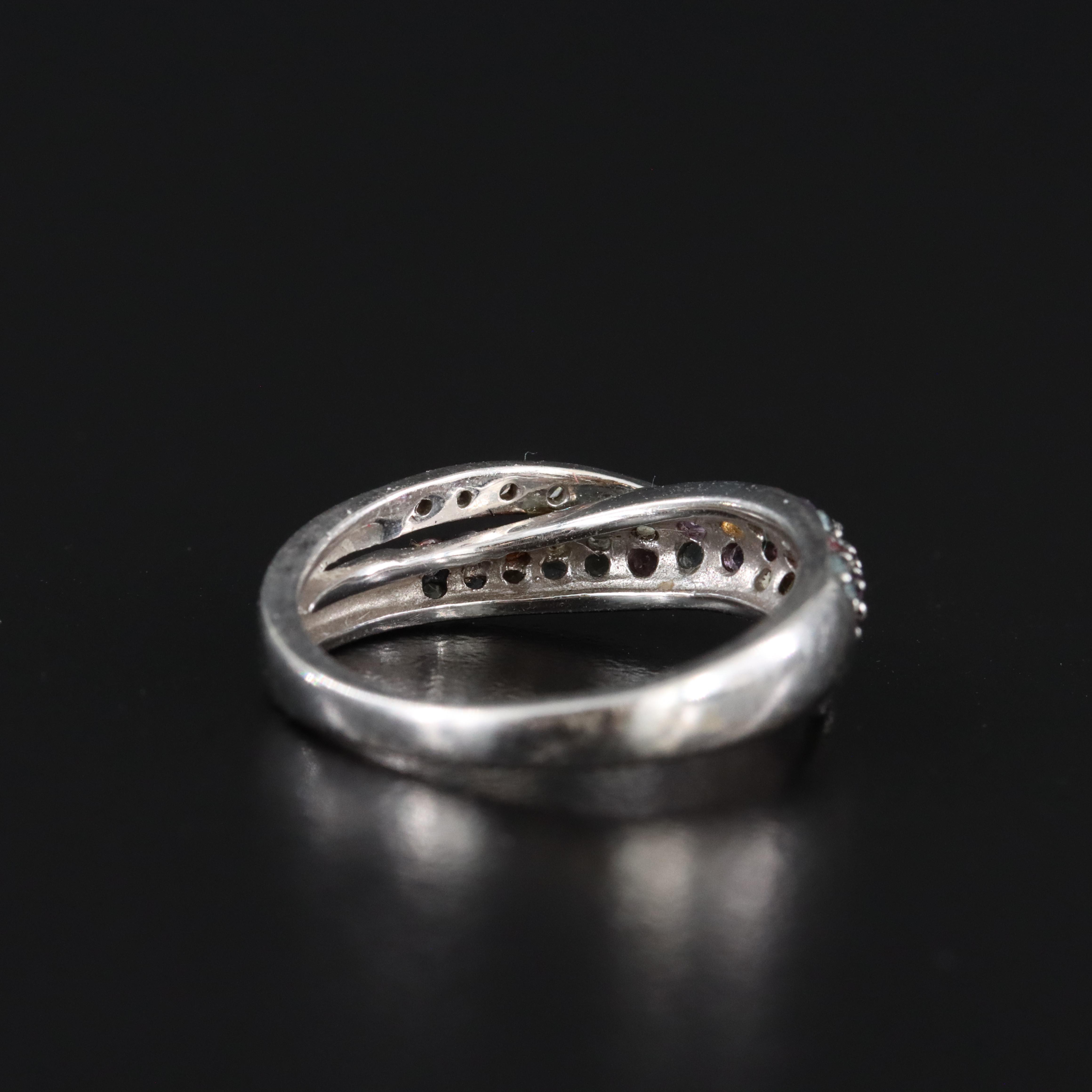 10K Gemstone and Diamond Ring