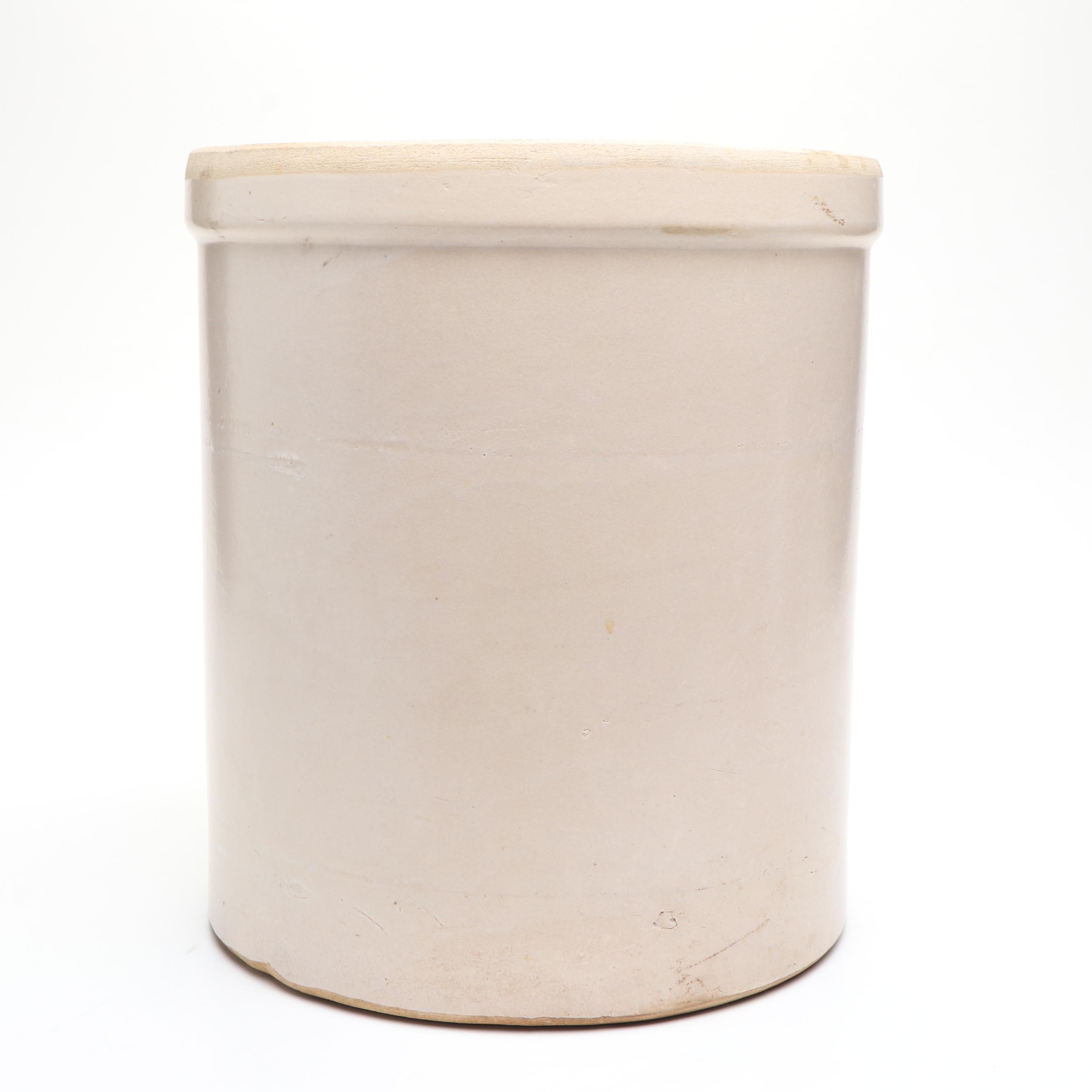 Robinson Ransbottom Five Gallon Salt Glazed Stoneware Crock