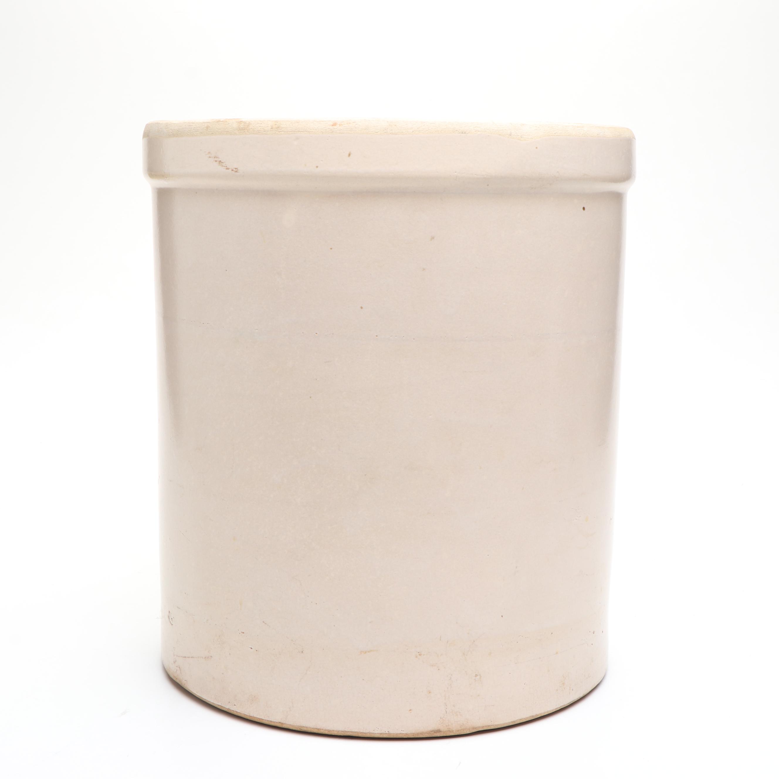 Robinson Ransbottom Five Gallon Salt Glazed Stoneware Crock