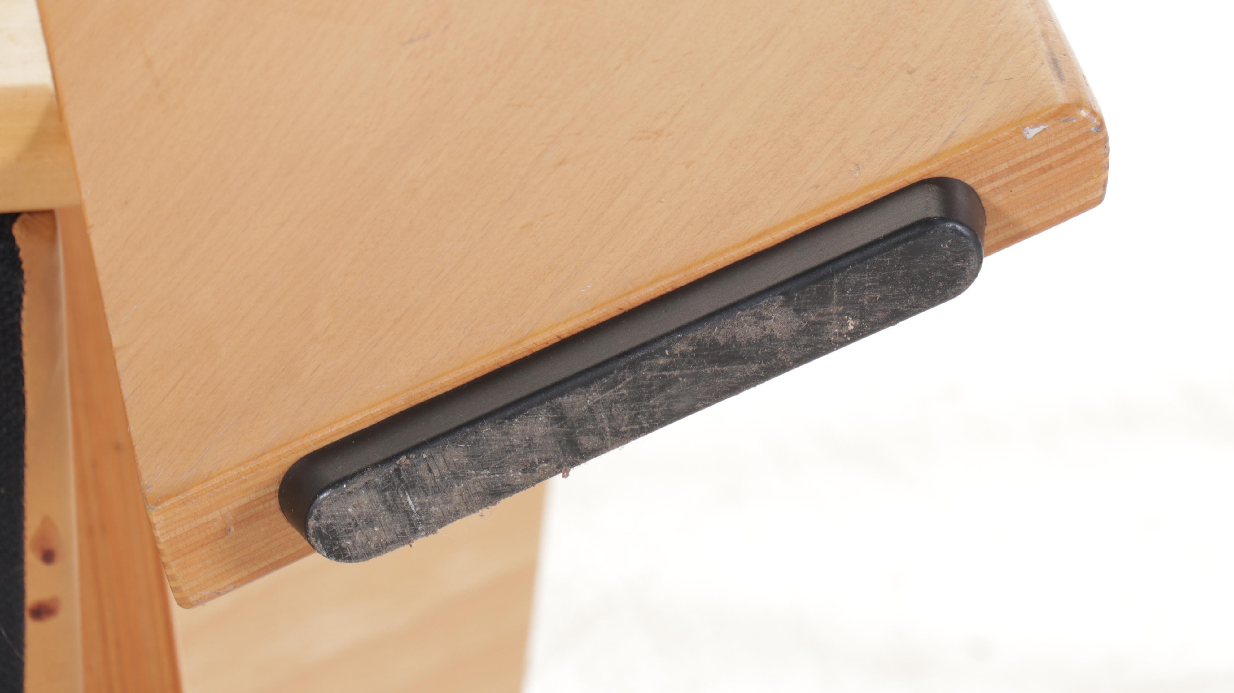 Danish Modern Style Wood and Leather Sofa