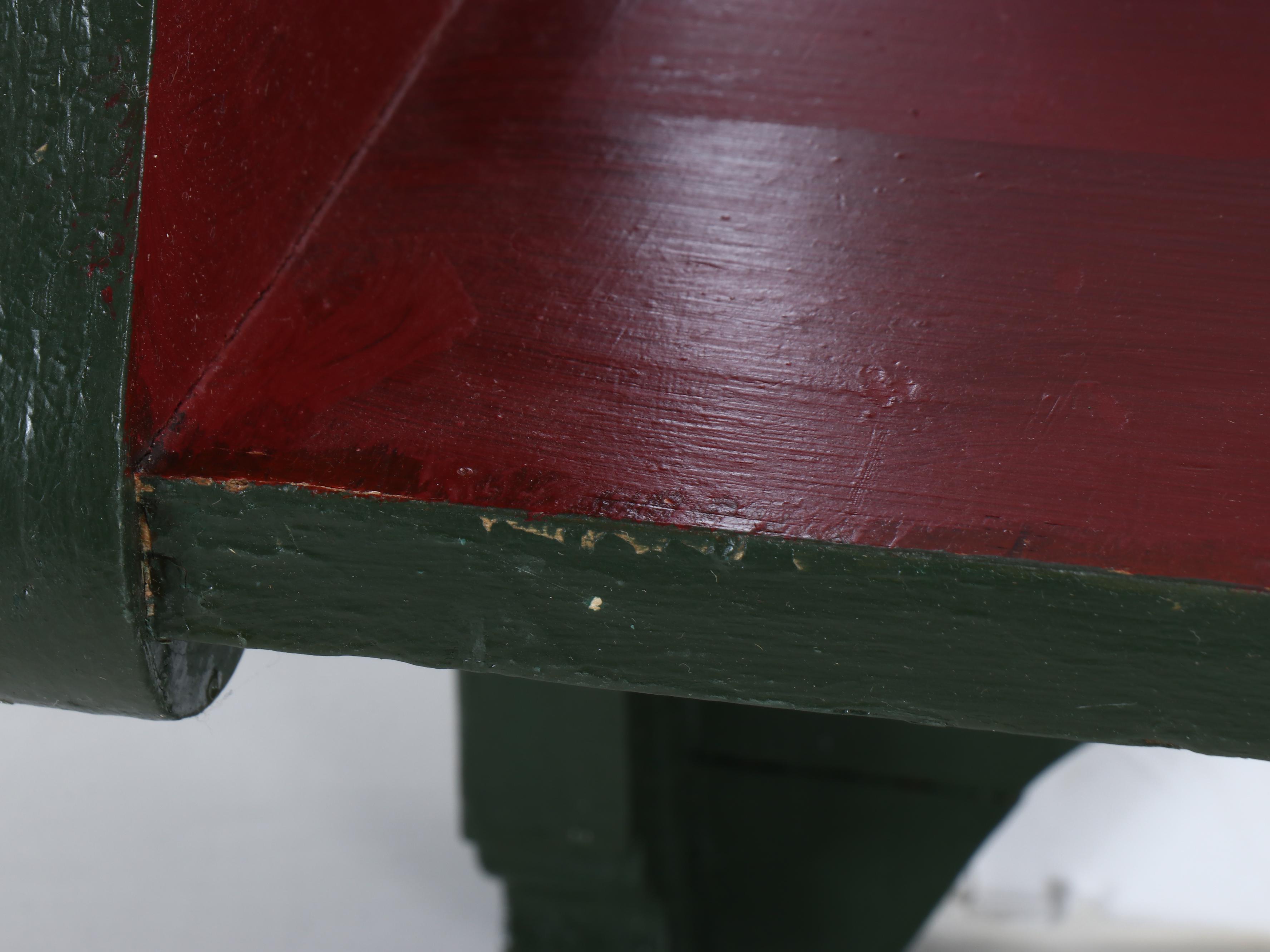 Painted Wooden Wall Shelf