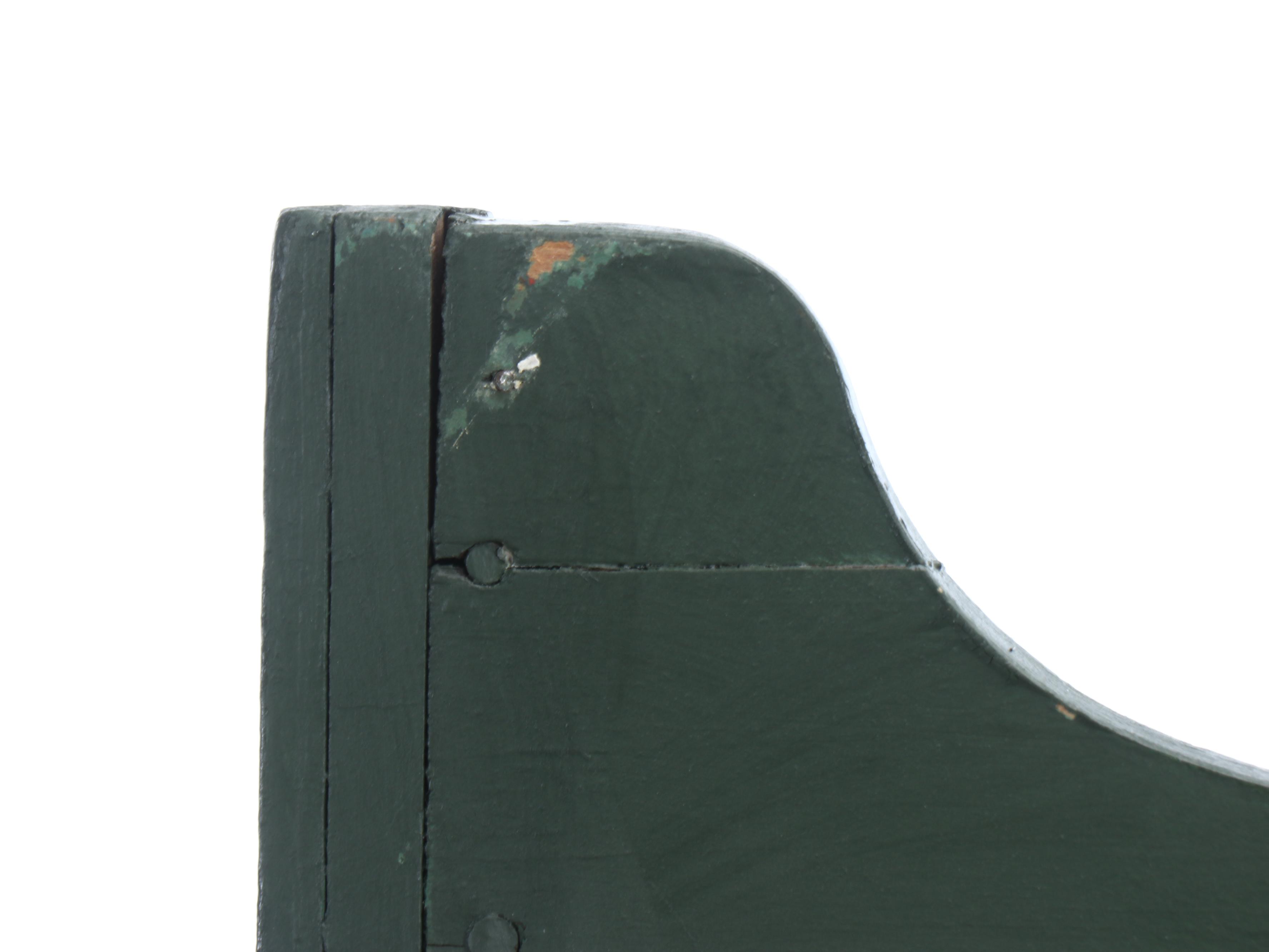 Painted Wooden Wall Shelf