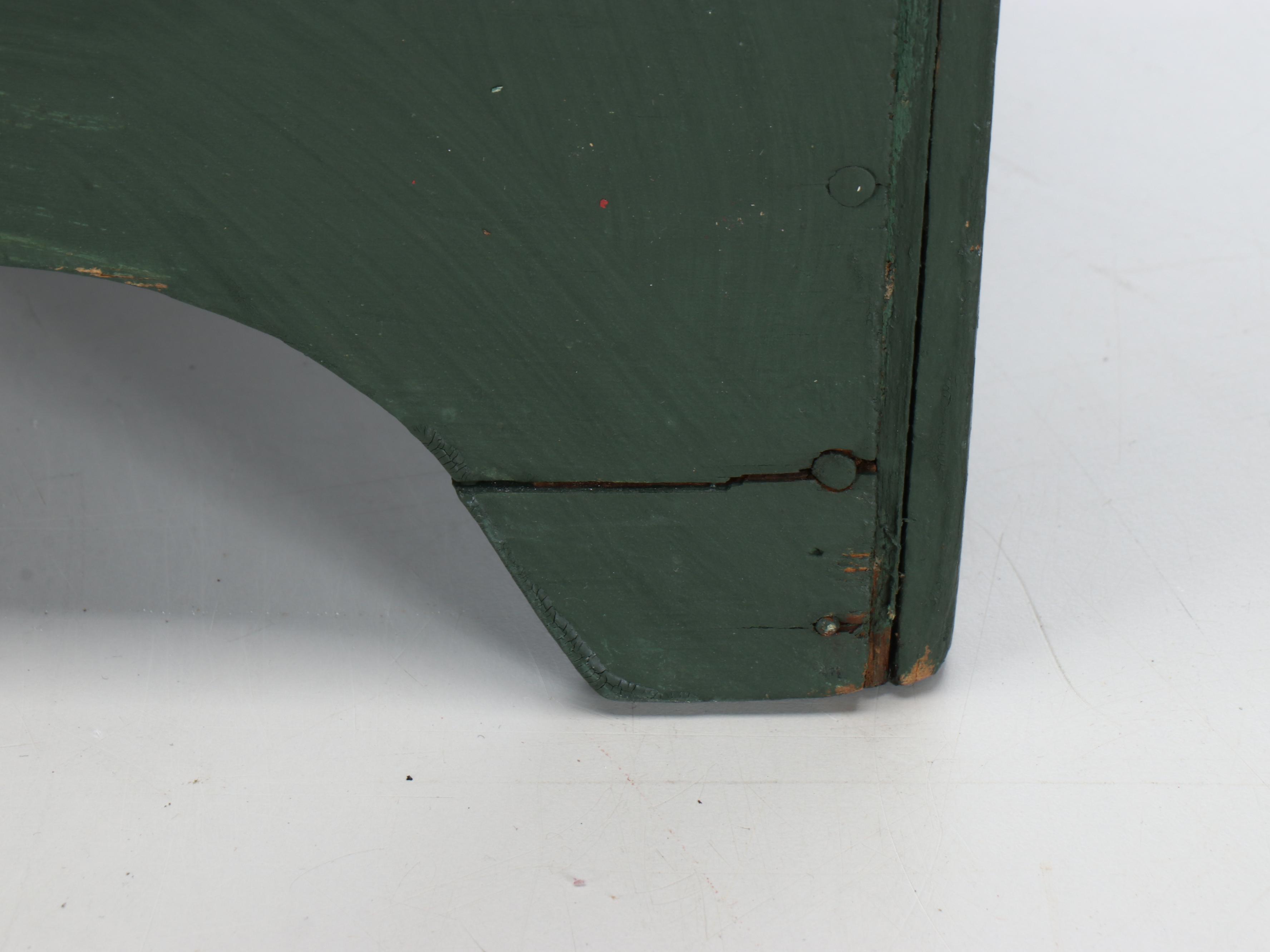 Painted Wooden Wall Shelf