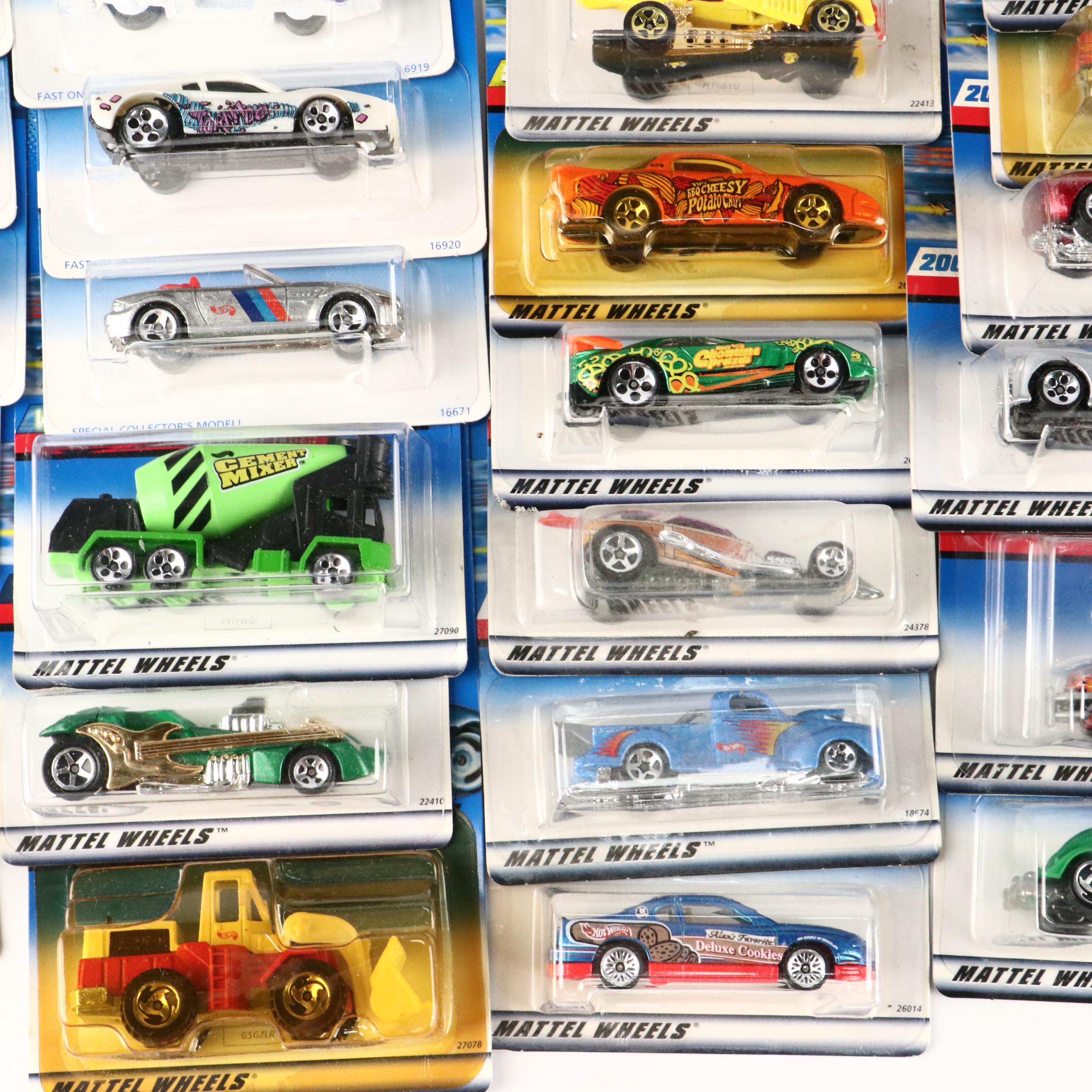 Hot Wheels "BMW M Roadster," "Hot Bird," "Go Kart" and More Diecast Toy Cars