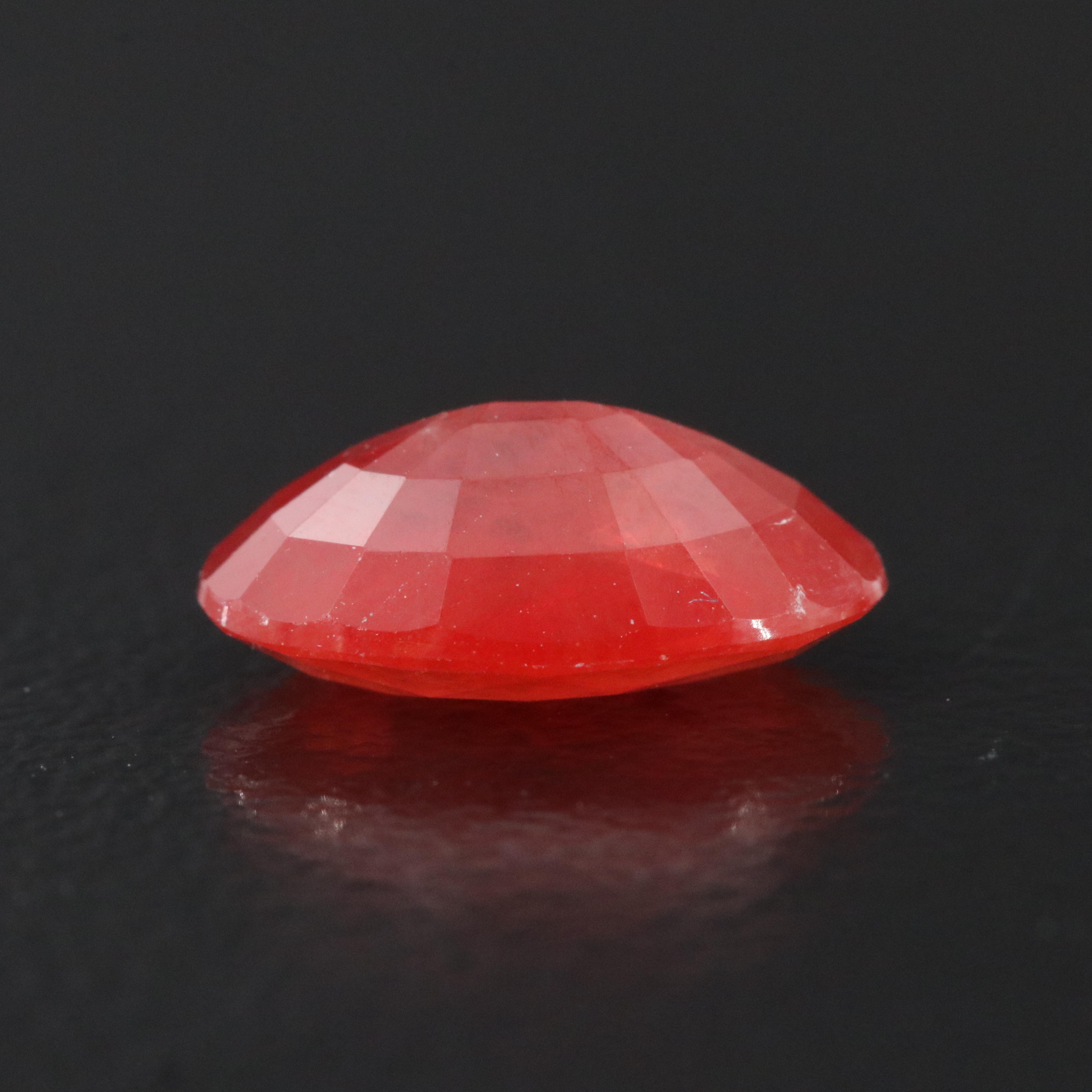 Loose 2.74 CT Orange Sapphire