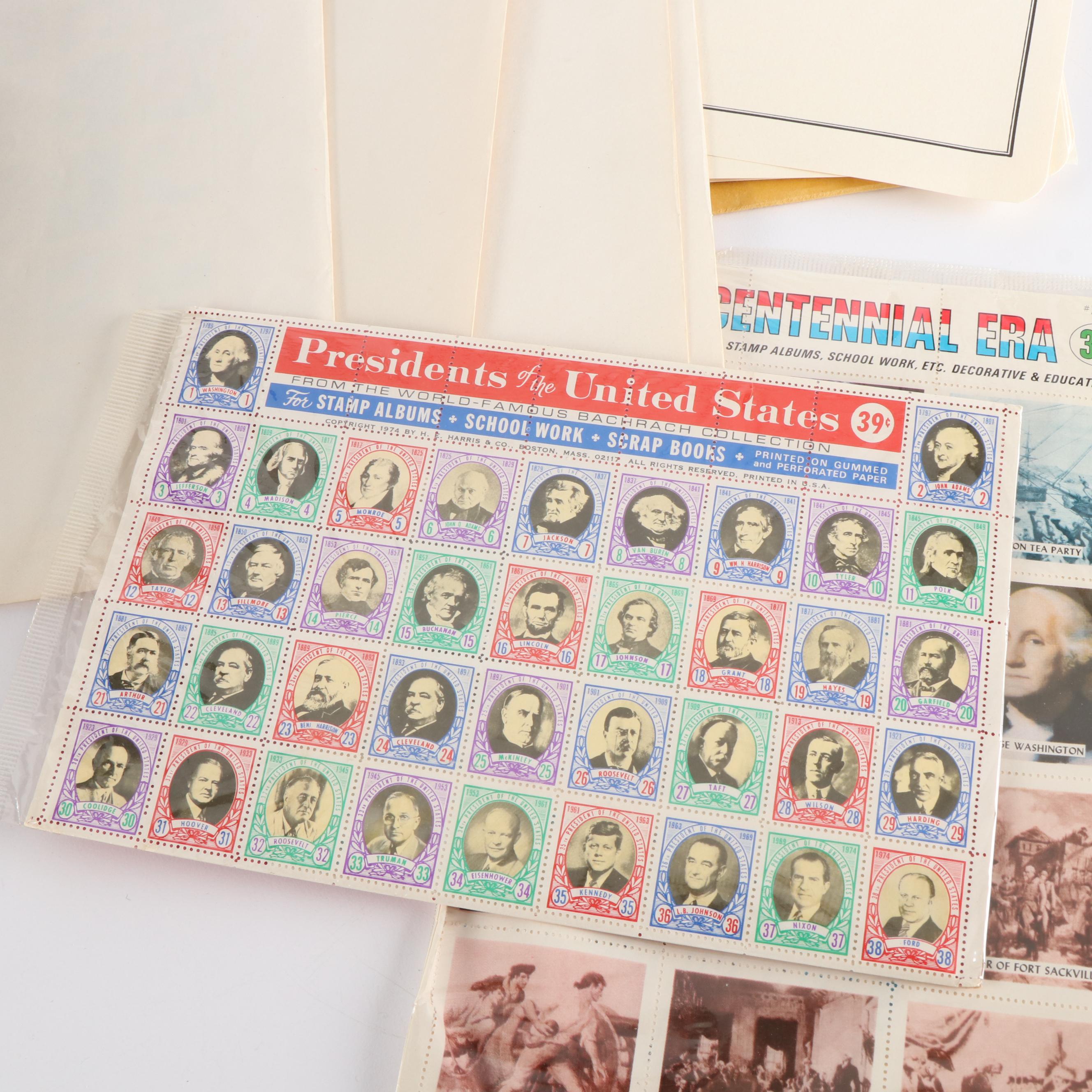 More Than 100 U.S. First Day Covers, 5 Catalogues, and Other Stamps