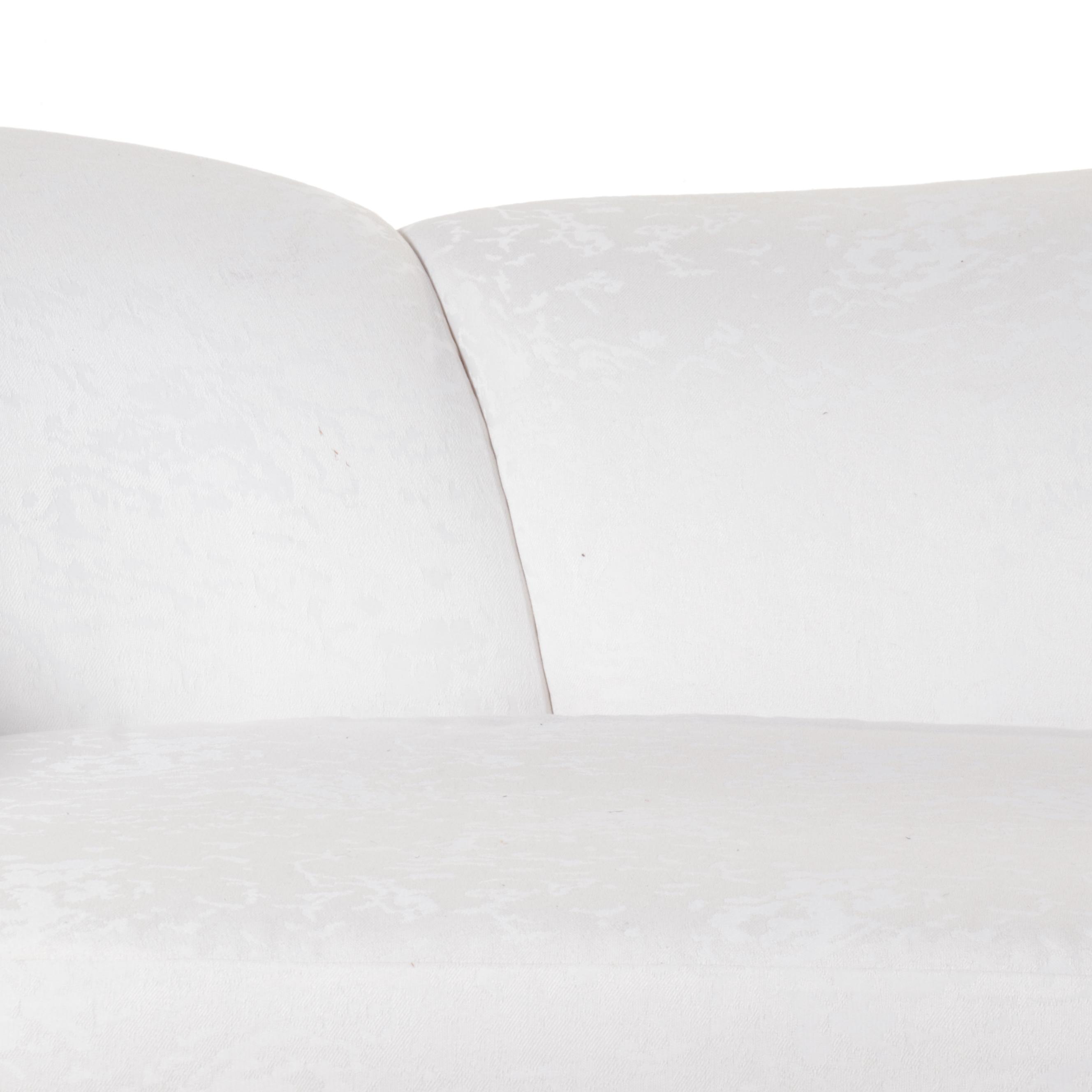Carson's White Upholstered Sofa