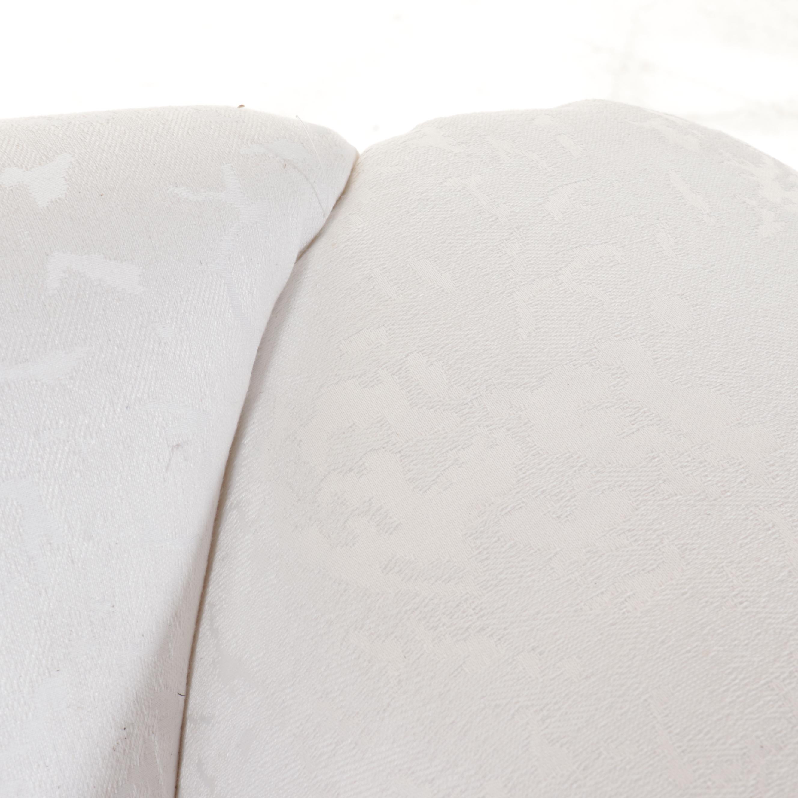 Carson's White Upholstered Sofa