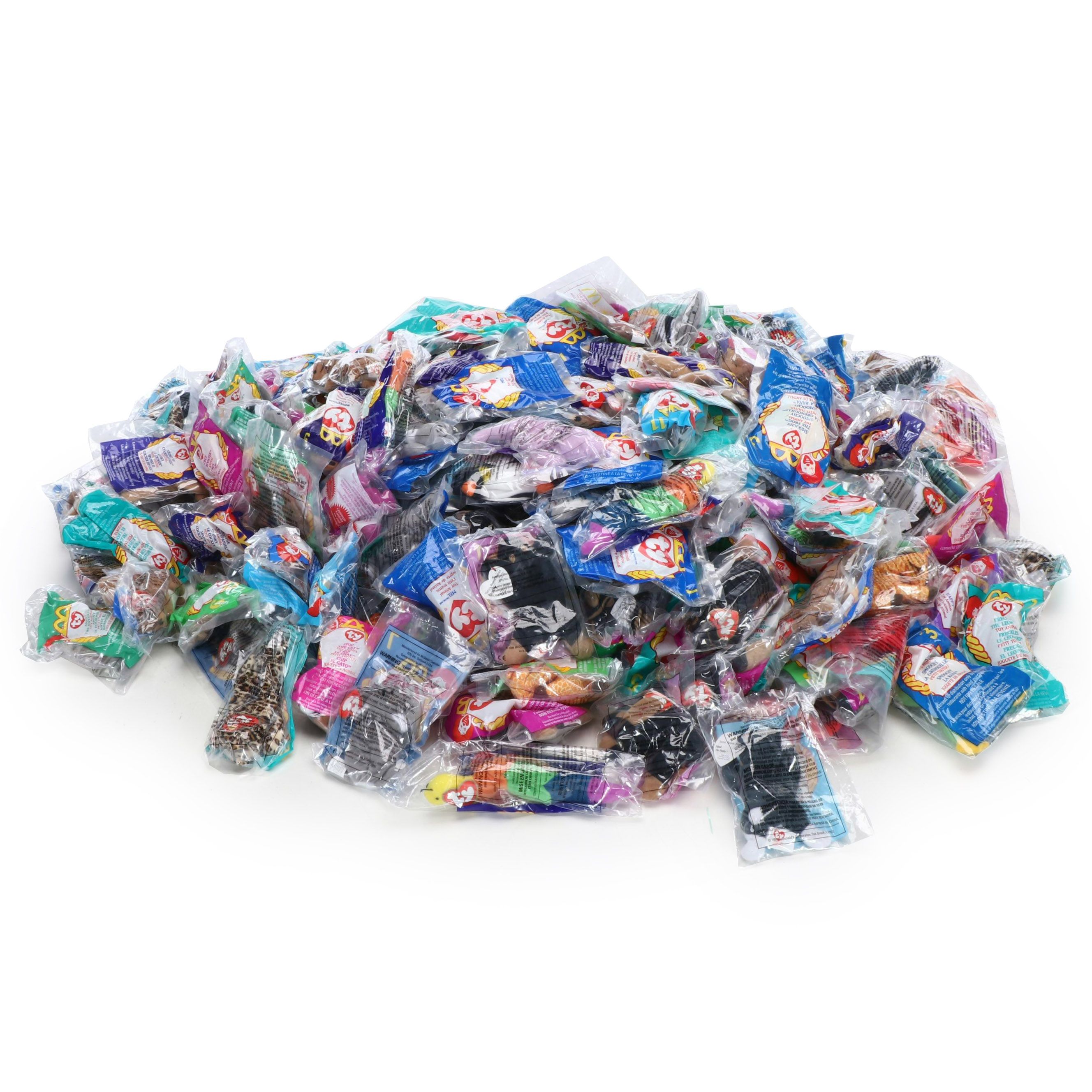 McDonald's Toys Featuring Various Animal Beanie Babies, 1998