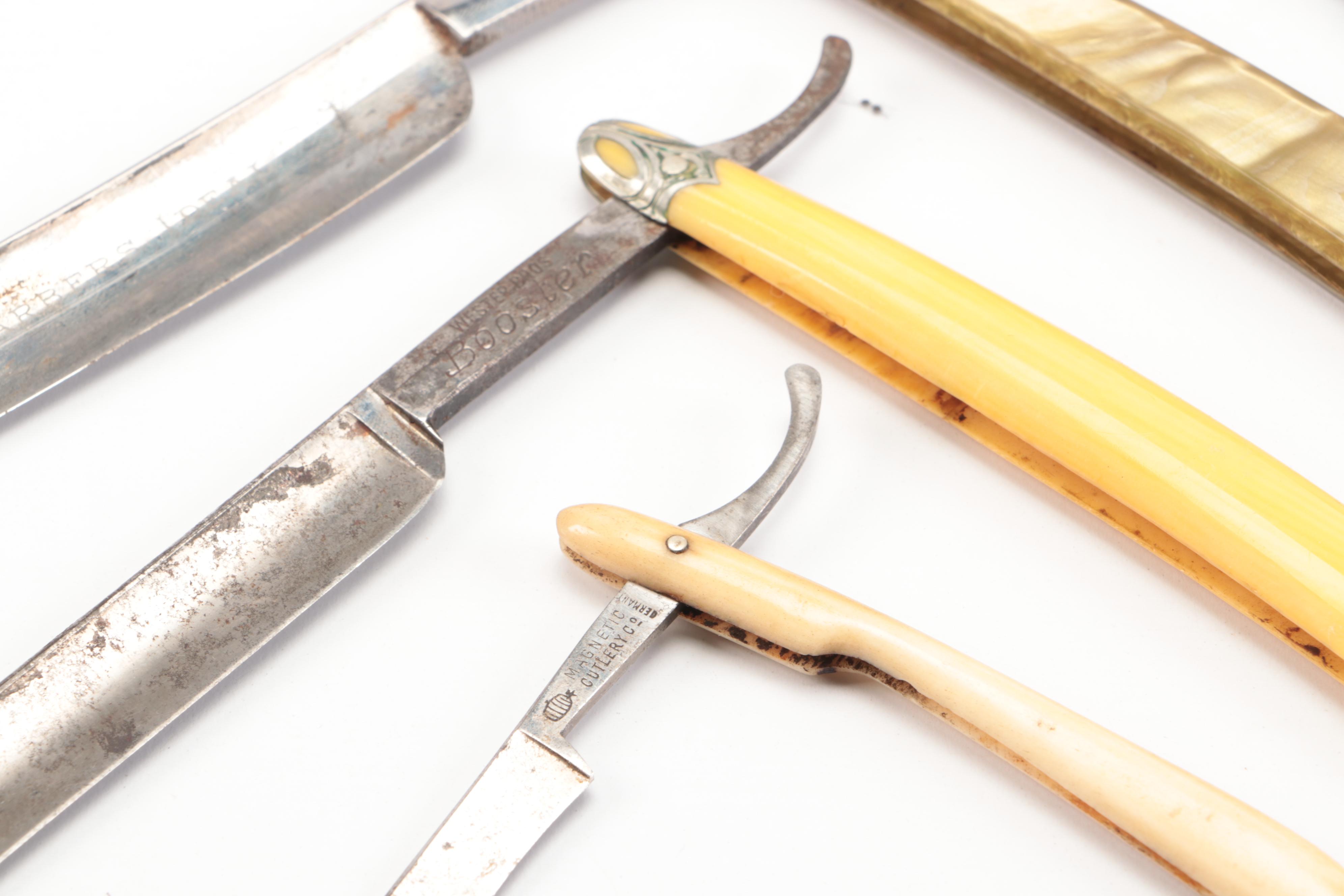 Schick, Genco, Rhodes and More Straight Razors with Shaving Accessories