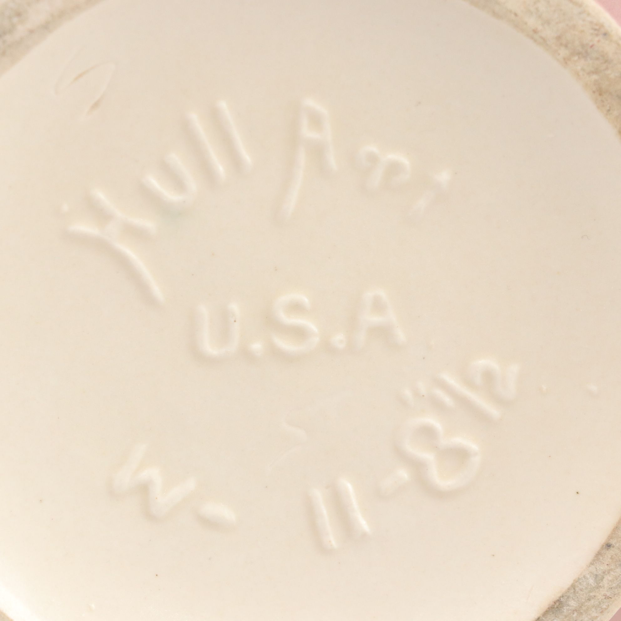 Roseville and Weller Cornucopia Vases and Hull Pottery Pitcher, Mid-20th Century