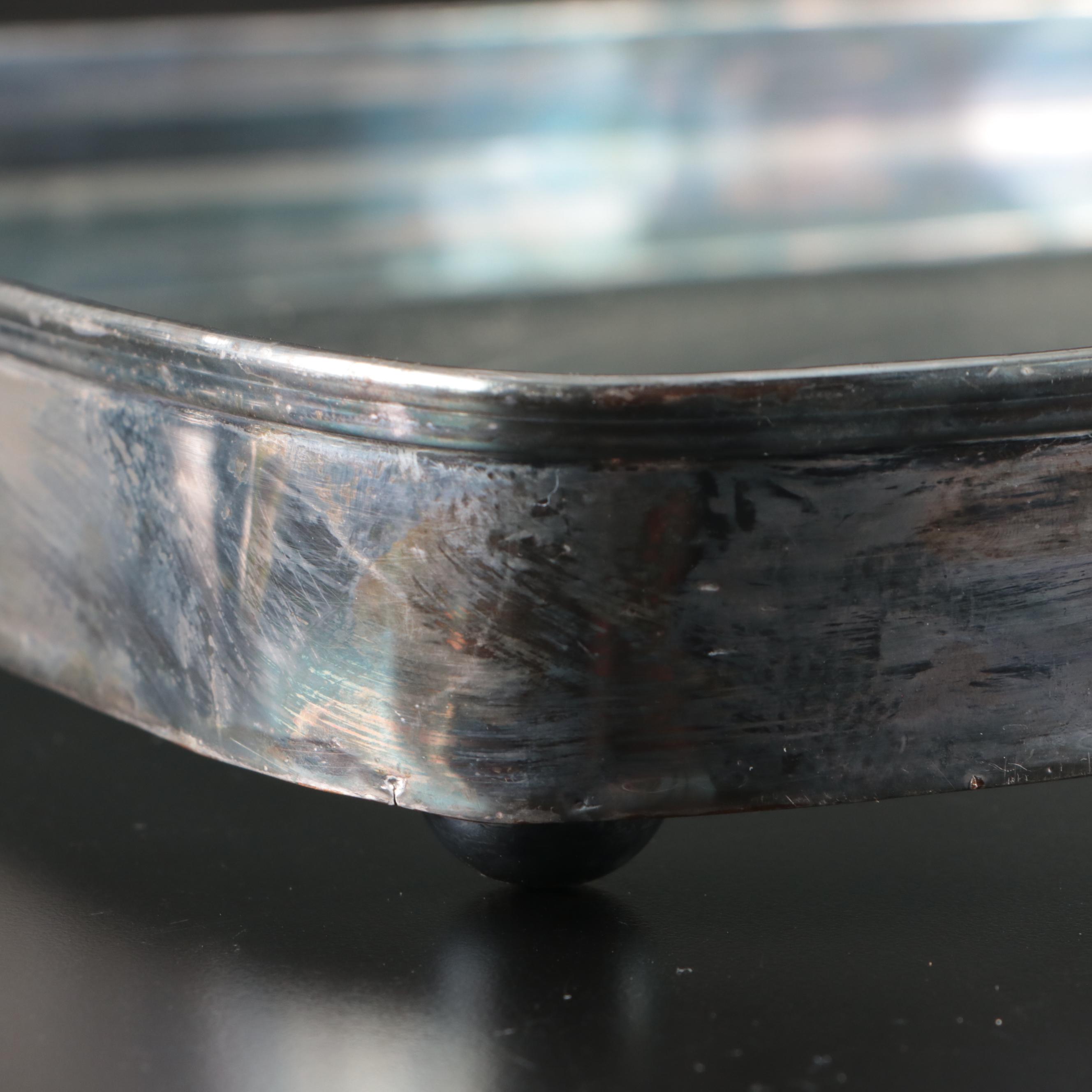 Oneida Silver Plate Cup, Silver Plate Casserole Holders, and More Serveware