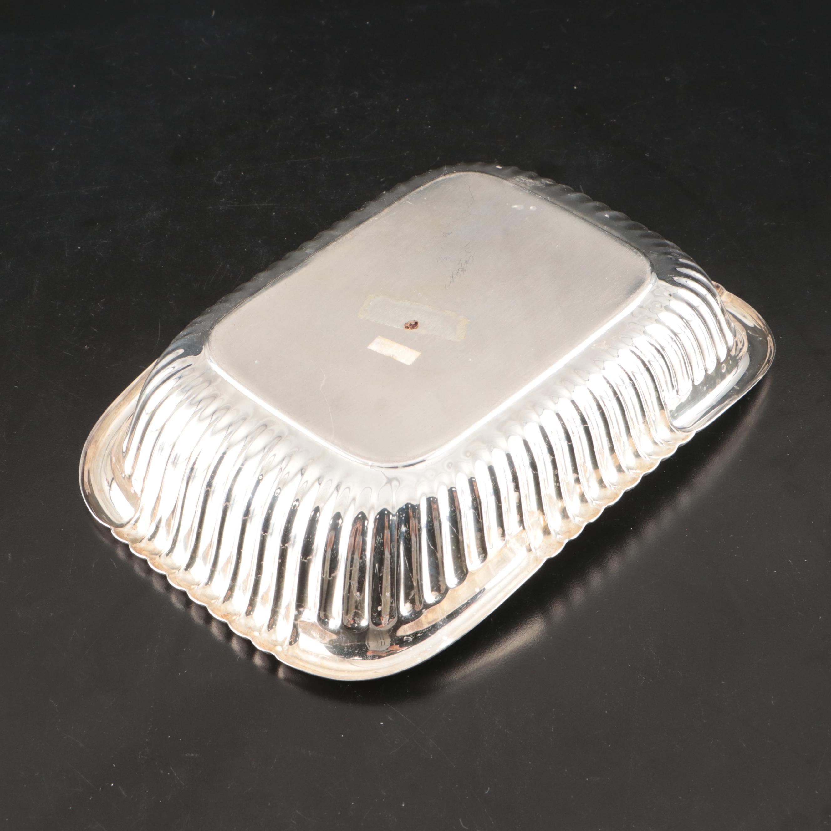 Oneida Silver Plate Cup, Silver Plate Casserole Holders, and More Serveware