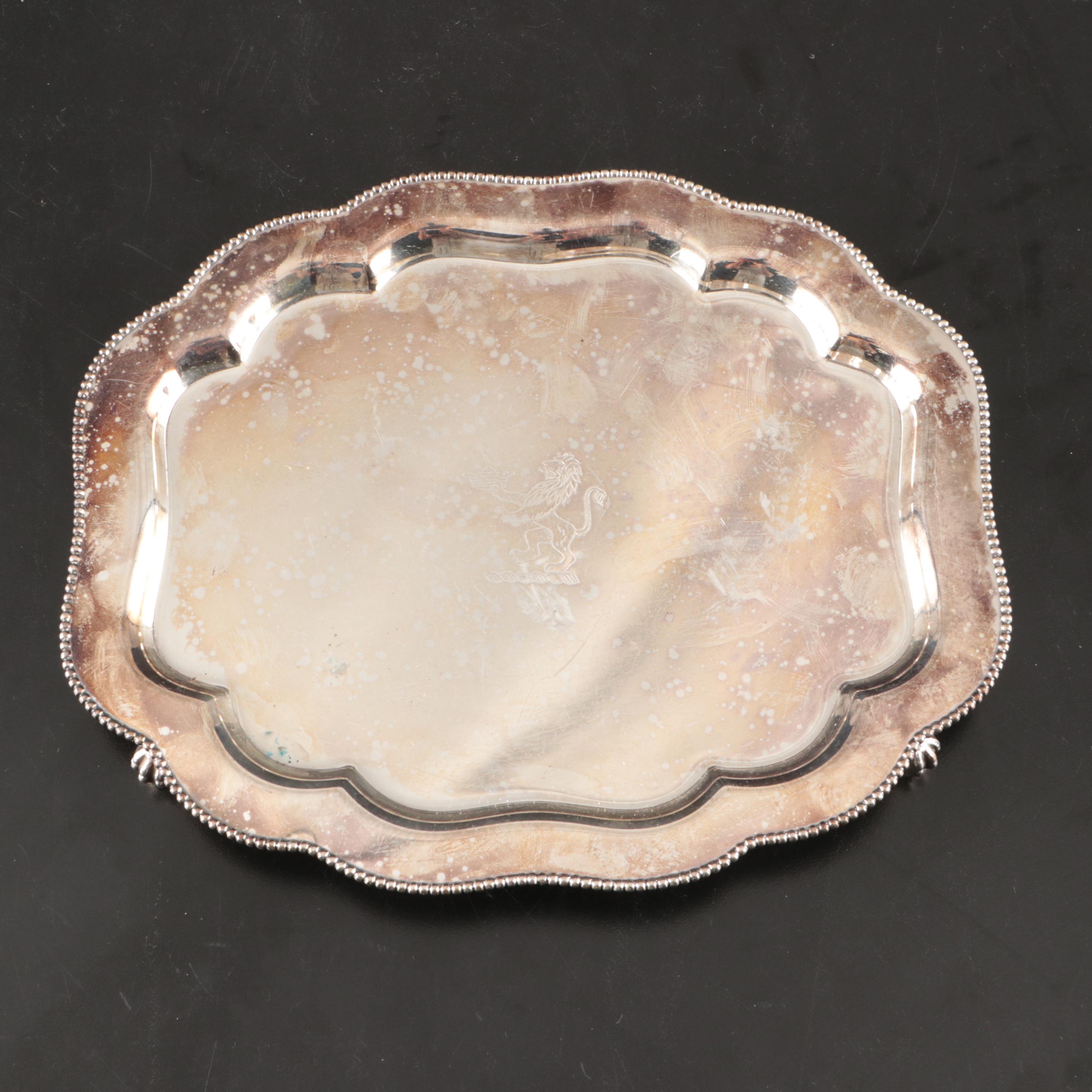 Oneida Silver Plate Cup, Silver Plate Casserole Holders, and More Serveware