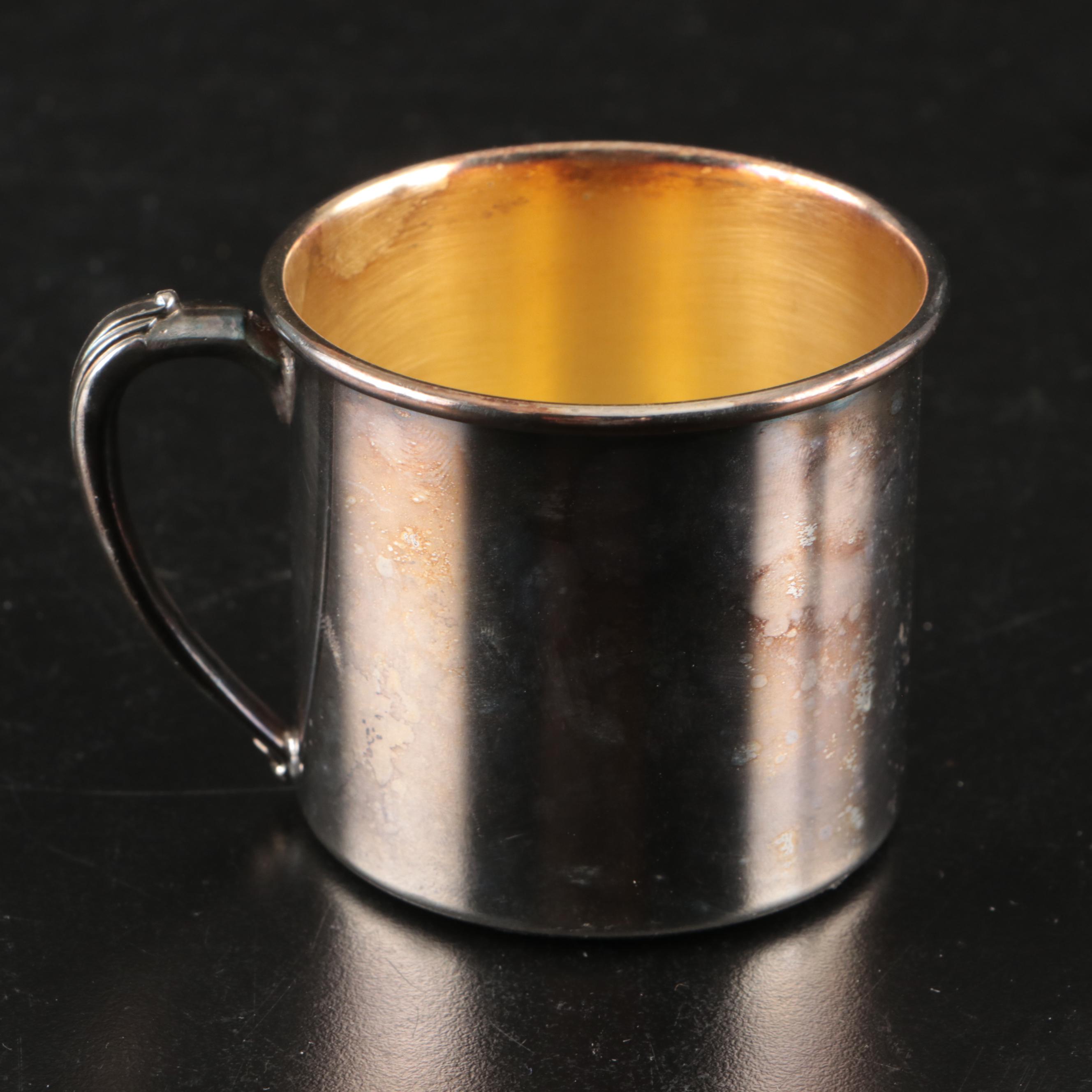 Oneida Silver Plate Cup, Silver Plate Casserole Holders, and More Serveware