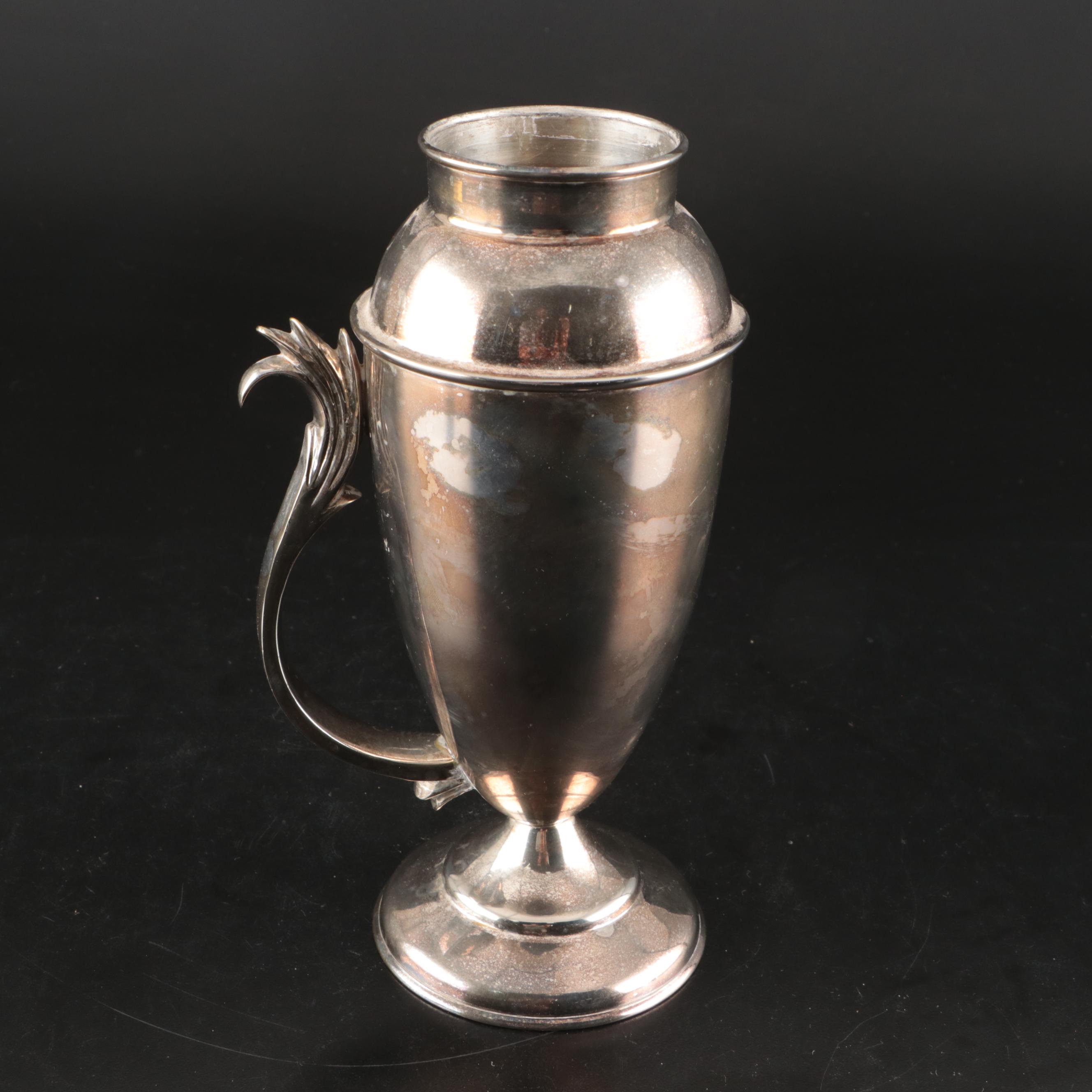 Oneida Silver Plate Cup, Silver Plate Casserole Holders, and More Serveware