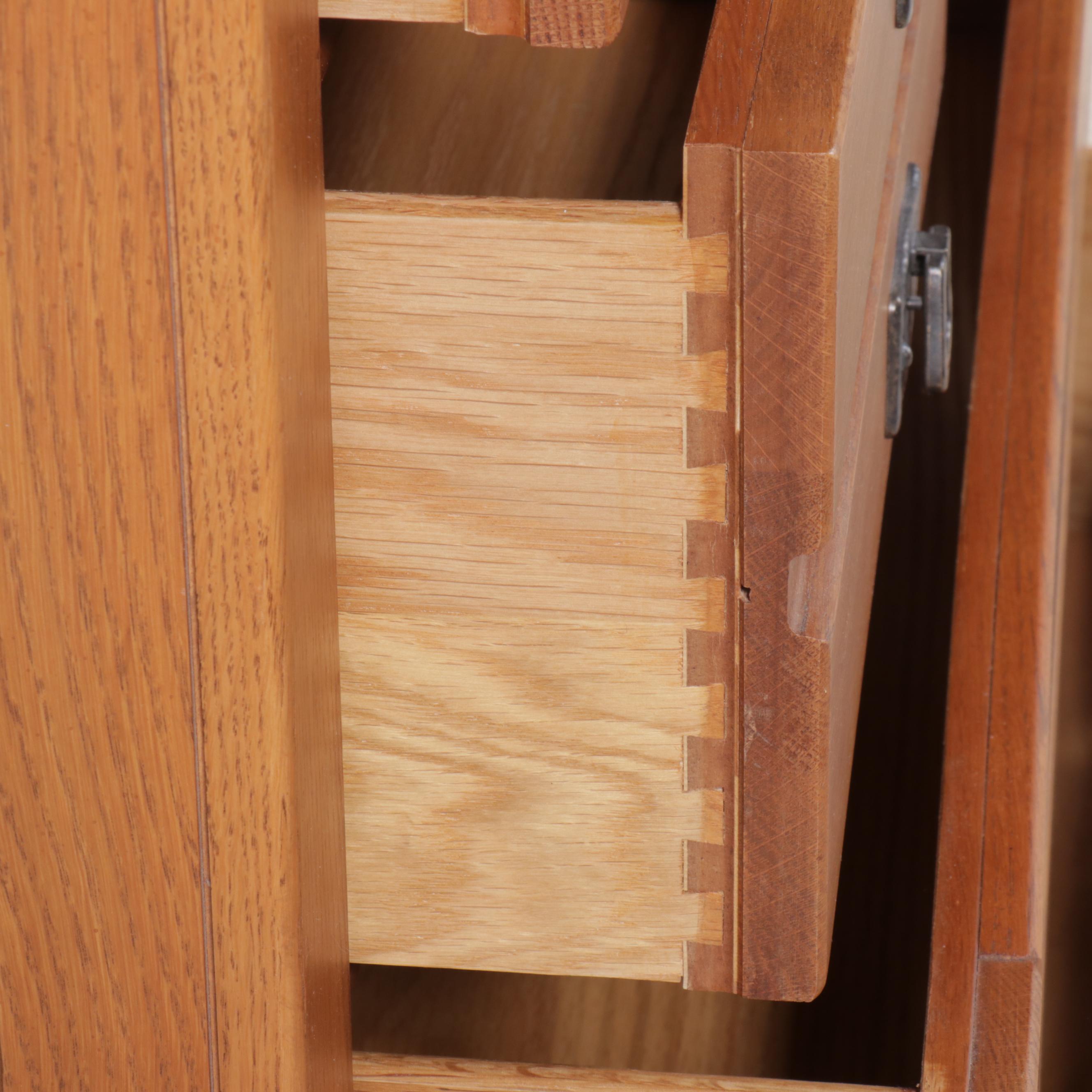 Mission Style Oak Chest of Drawers