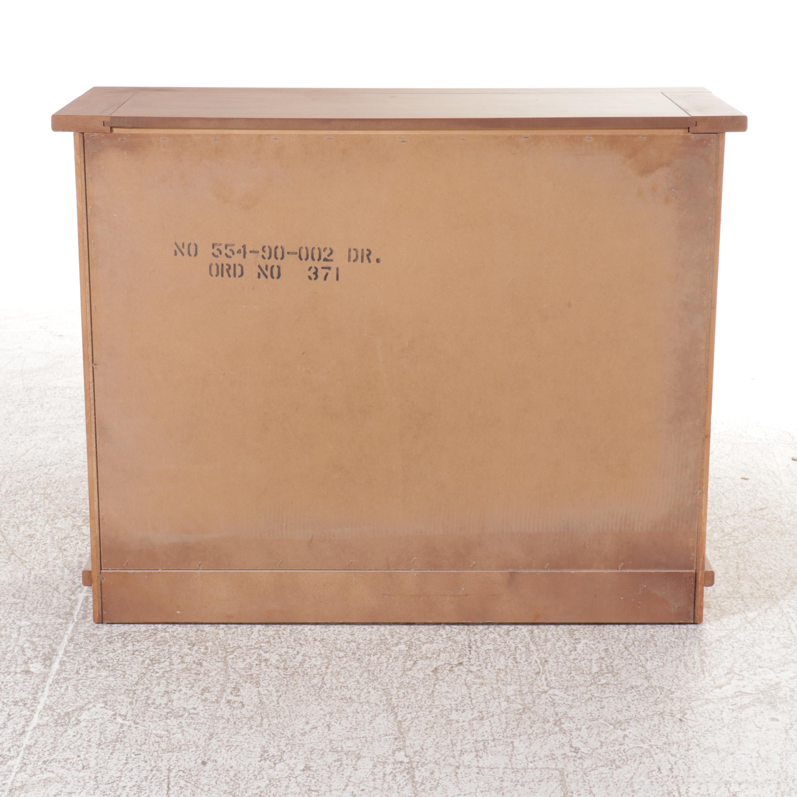 Mission Style Oak Chest of Drawers