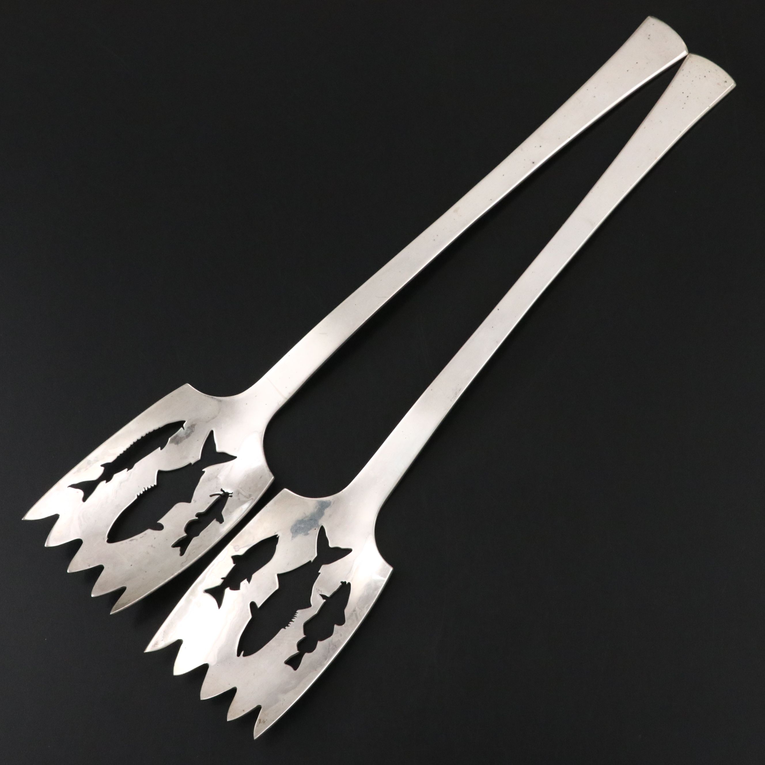 Horner Danish Mod Sterling Silver Serving Forks