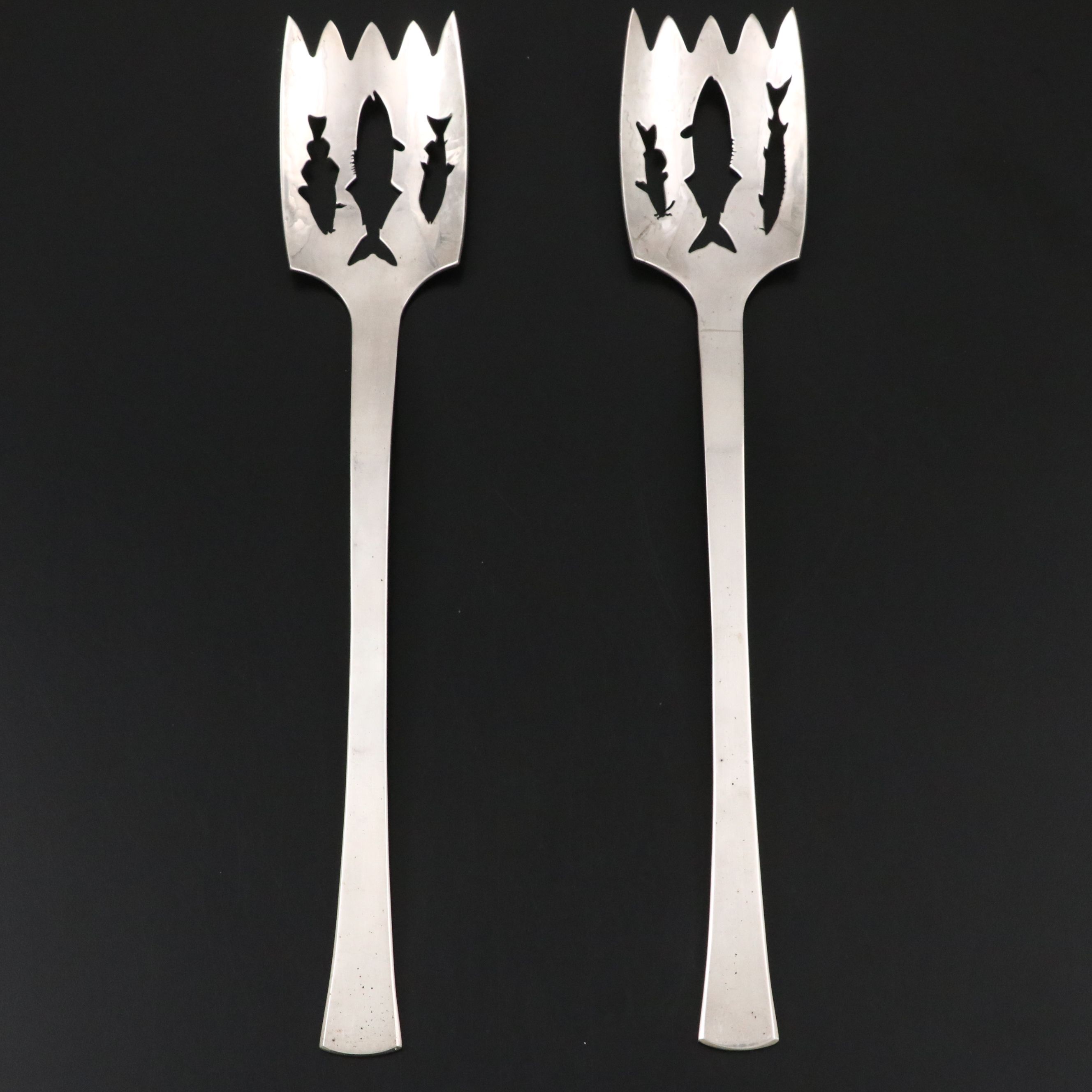 Horner Danish Mod Sterling Silver Serving Forks