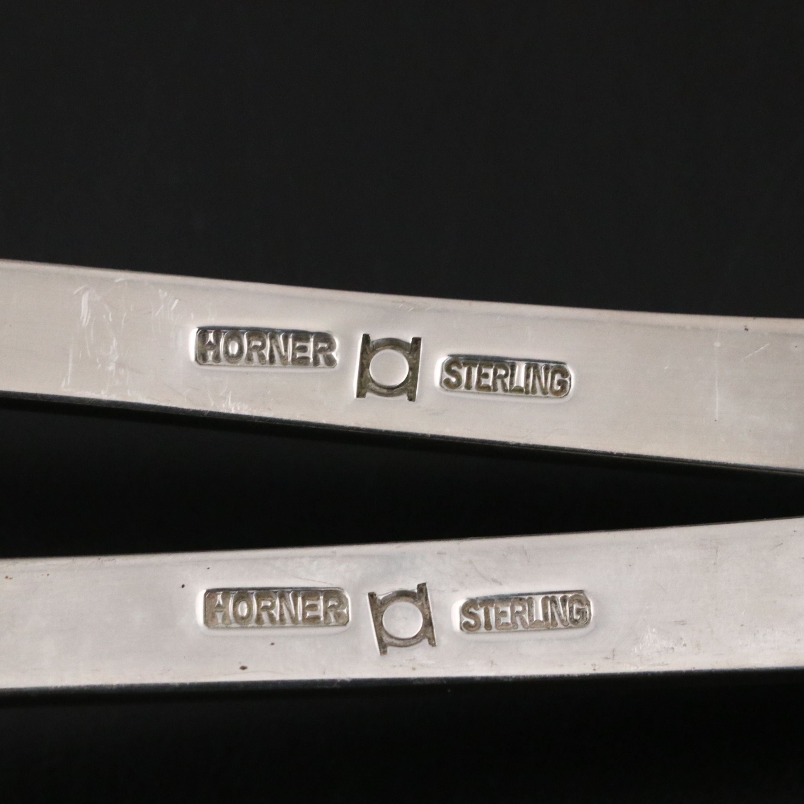 Horner Danish Mod Sterling Silver Serving Forks