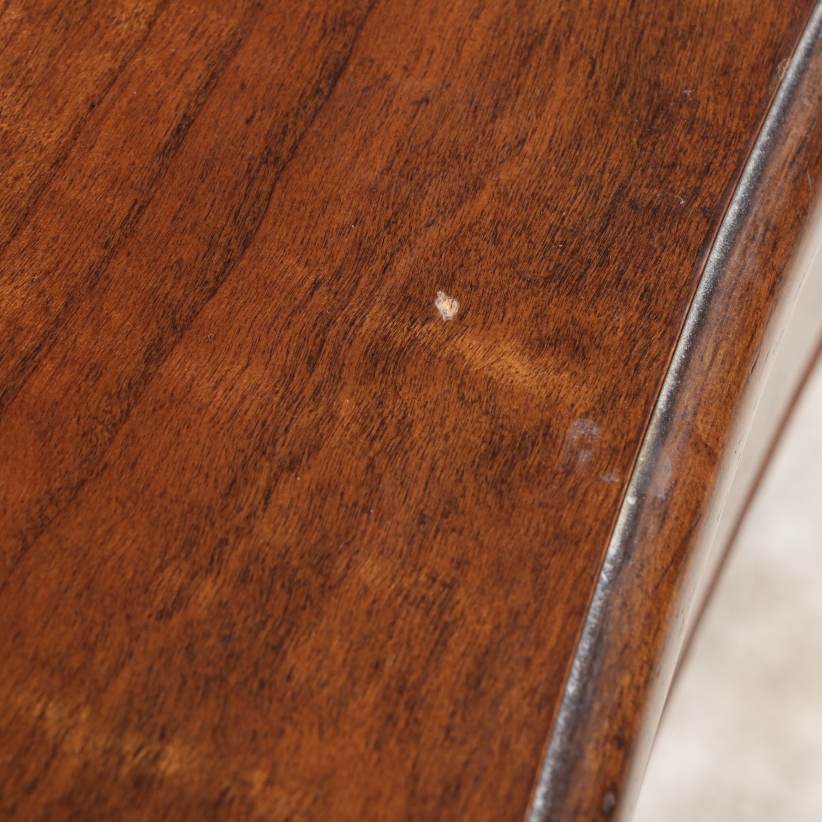 Woodbridge "Marseille" Mahogany Finish Kidney Desk