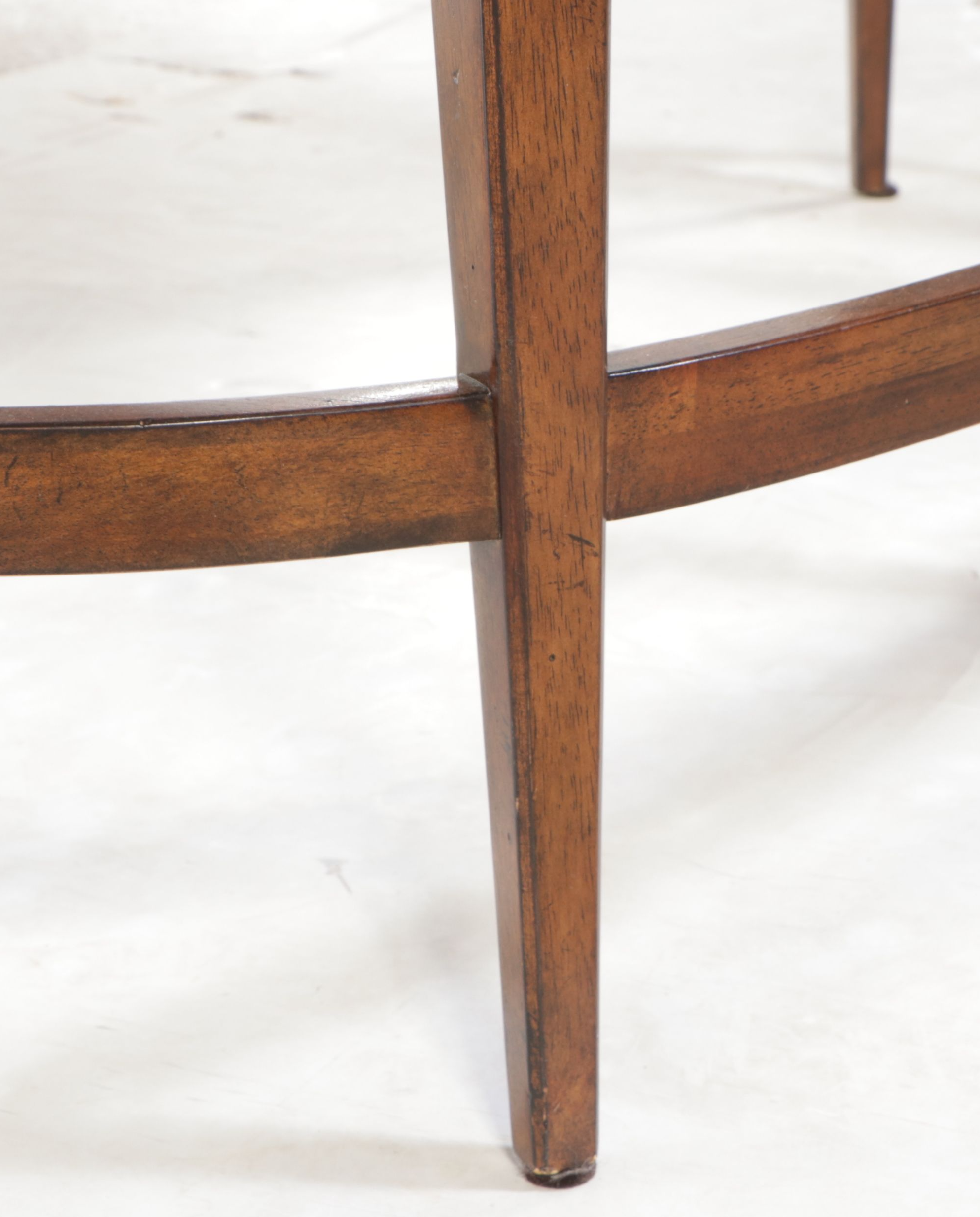 Woodbridge "Marseille" Mahogany Finish Kidney Desk