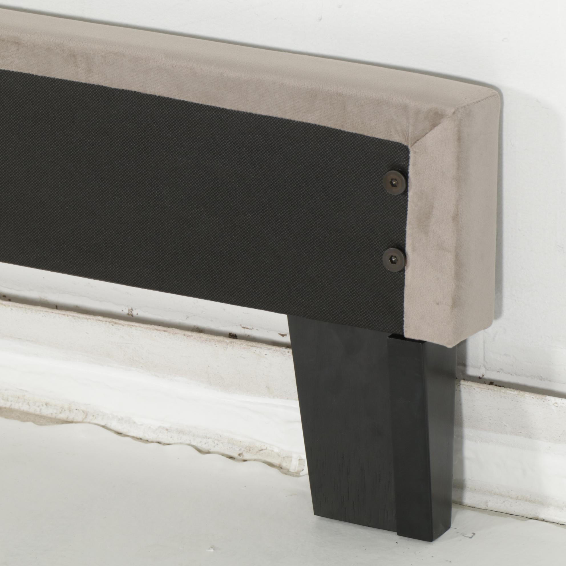 Crown Mark Contemporary Upholstered Queen Size Bed Frame, 2021