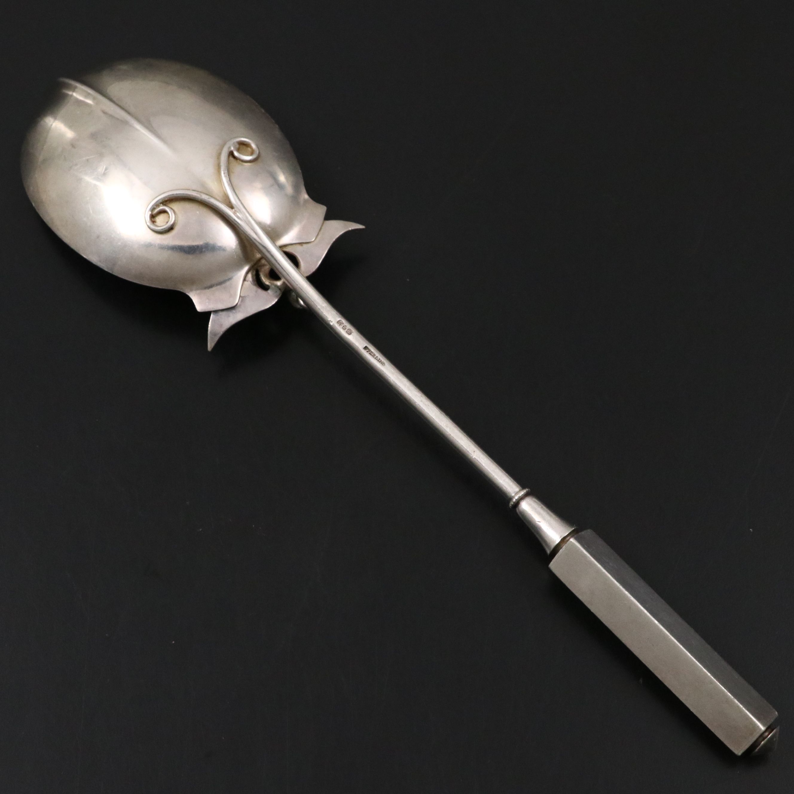 Gorham "Isis" Sterling Silver Serving Spoon, Late 19th Century