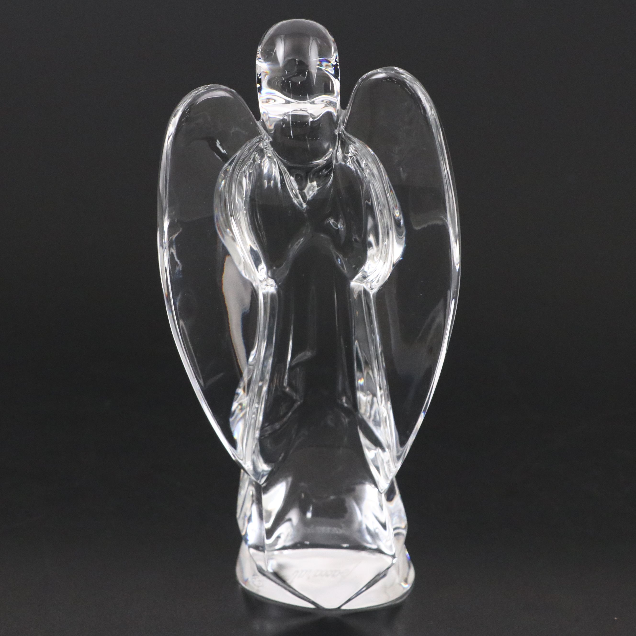 Baccarat "Angel with Arms Folded" Crystal Figurine