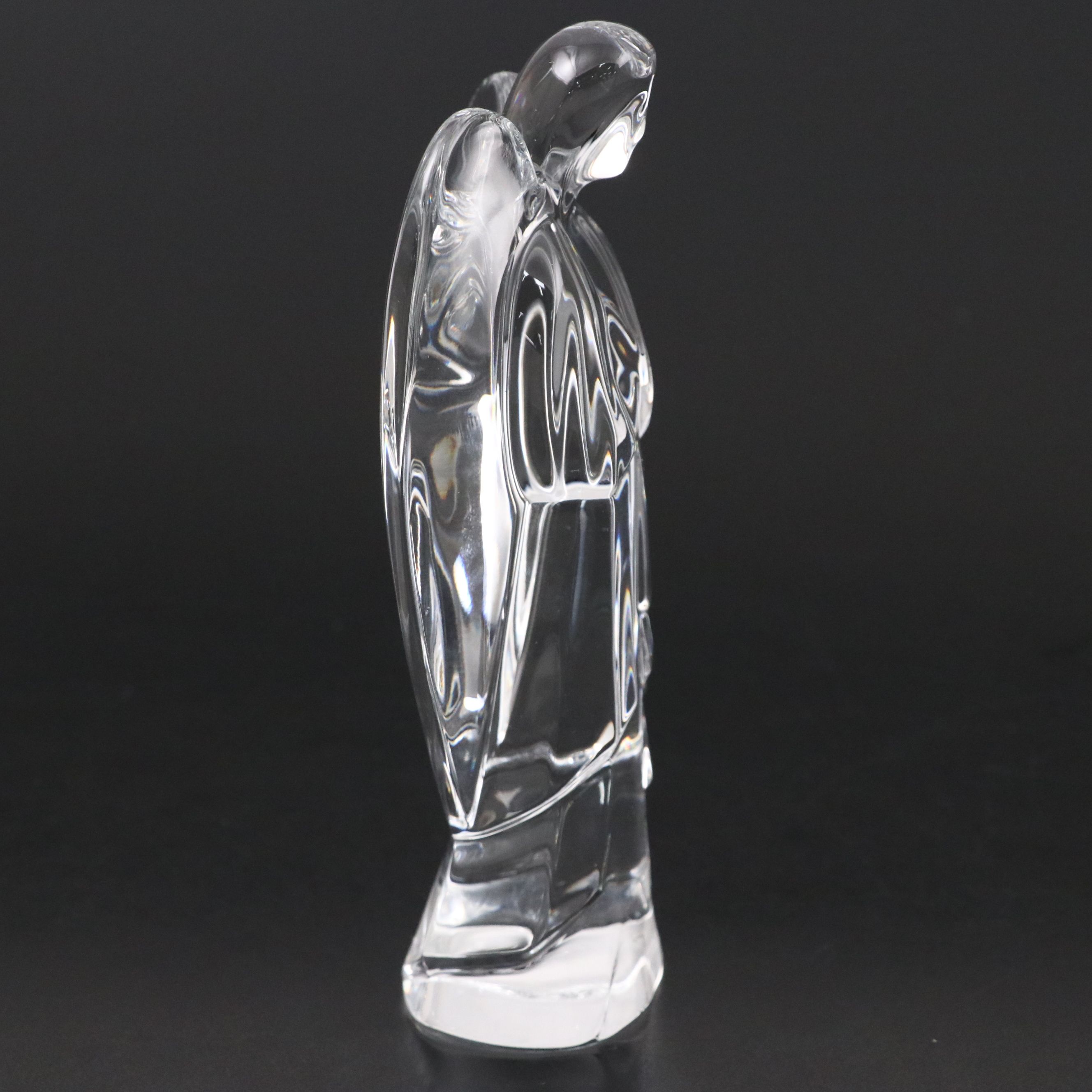 Baccarat "Angel with Arms Folded" Crystal Figurine