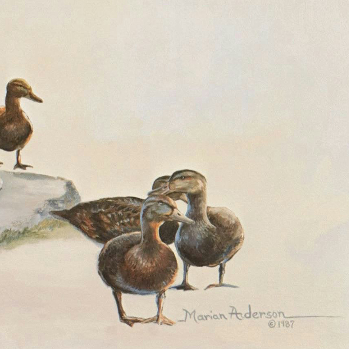 Marian Anderson "Dorothy" Offset Lithograph, 1988