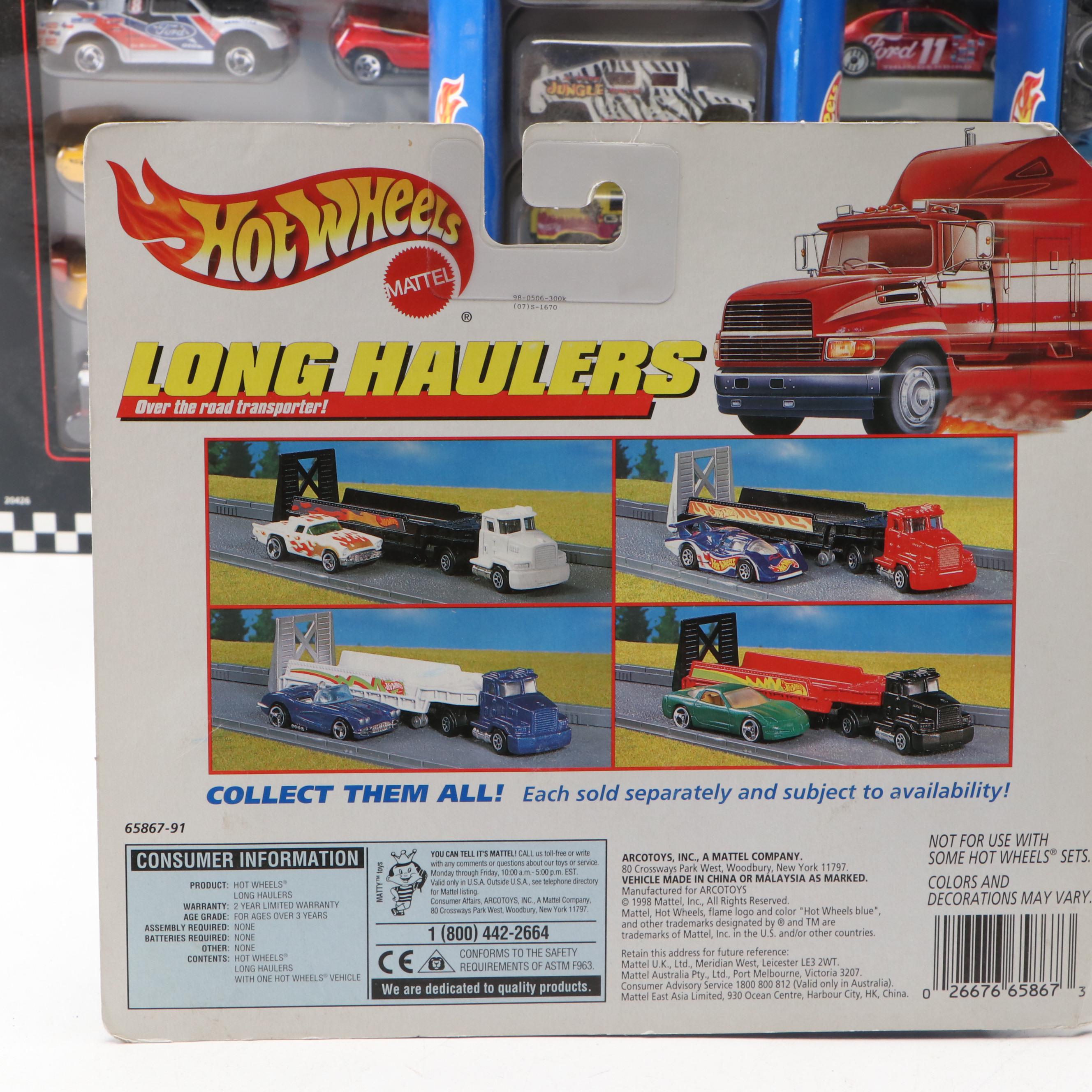 Hot Wheels "Off-Roads 4x4s," "Race Team III" and More Toy Cars
