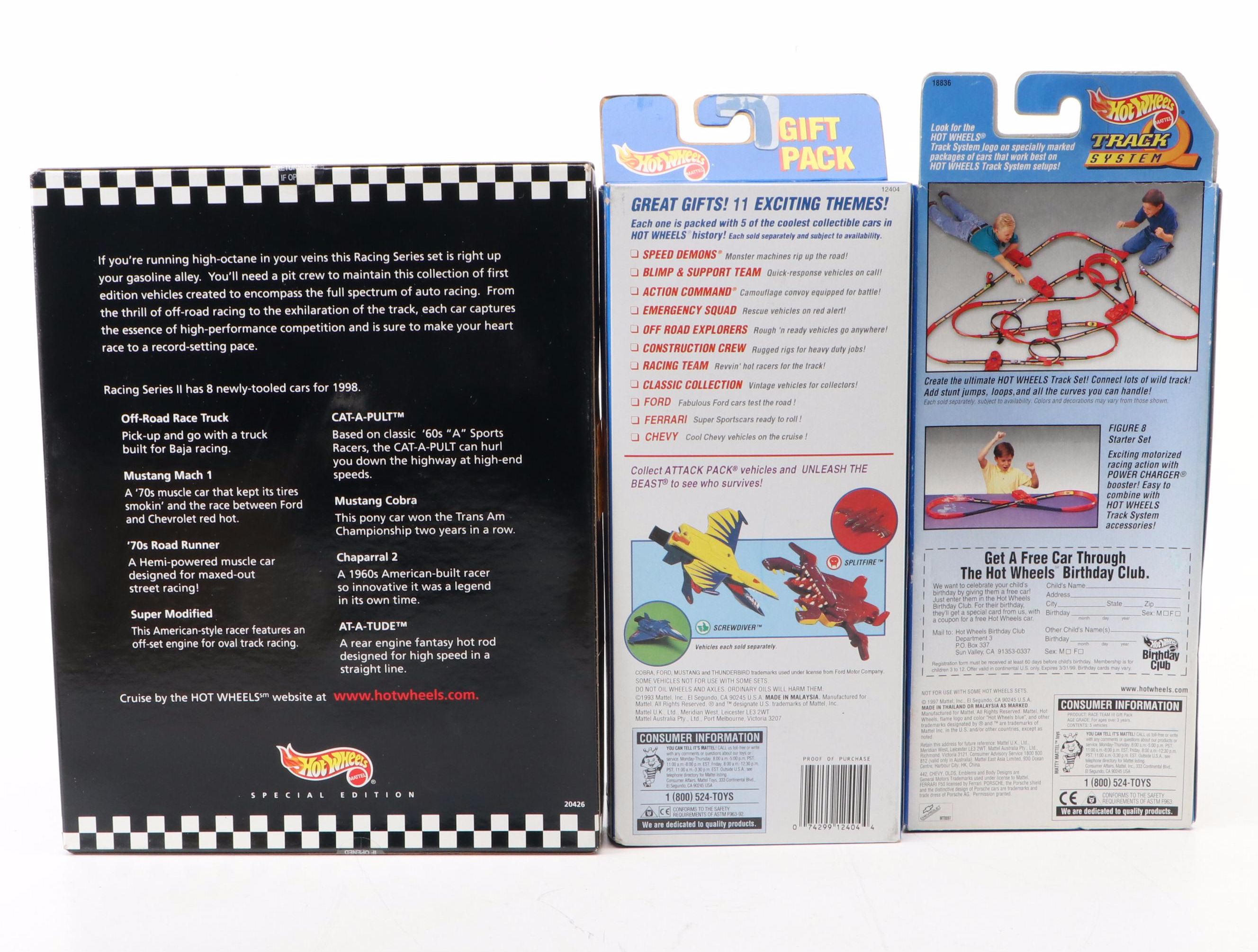 Hot Wheels "Off-Roads 4x4s," "Race Team III" and More Toy Cars