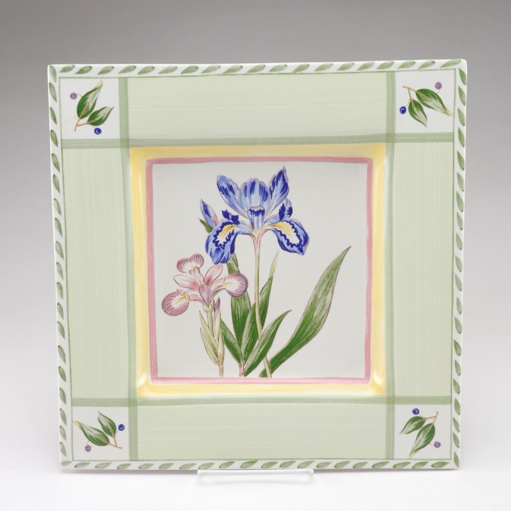 Noritake "Gourmet Garden" Square Platter & Salad Serving Bowl