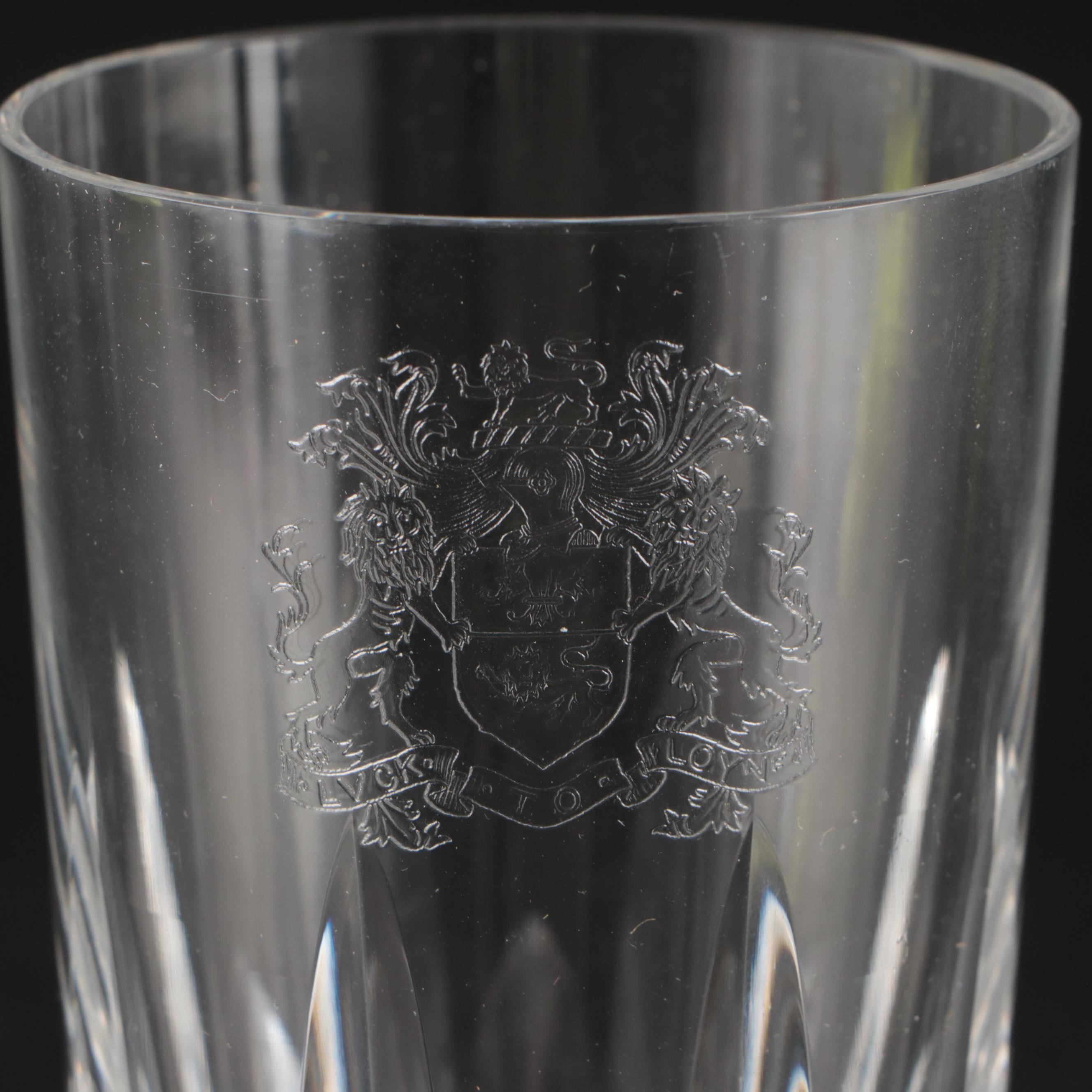 Baccarat Crystal Double old Fashioned Glasses