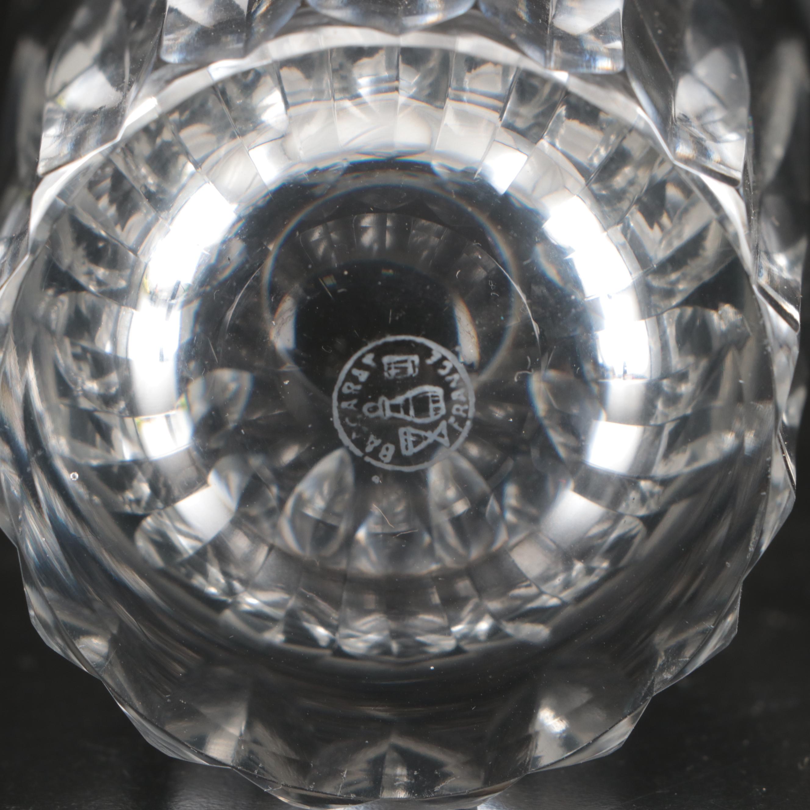 Baccarat Crystal Double old Fashioned Glasses