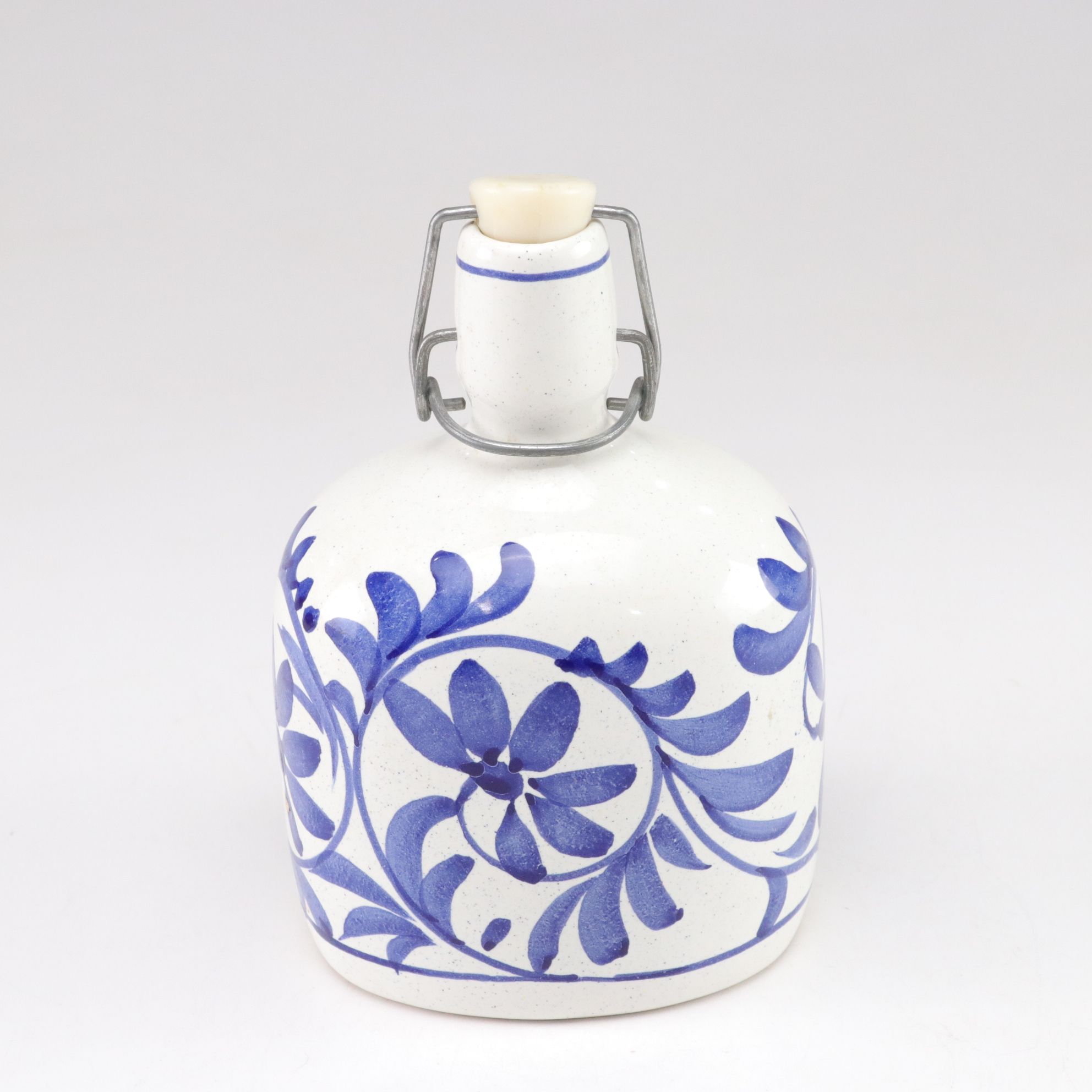 Hand-Painted Stoneware Jug, Pot & Bottle