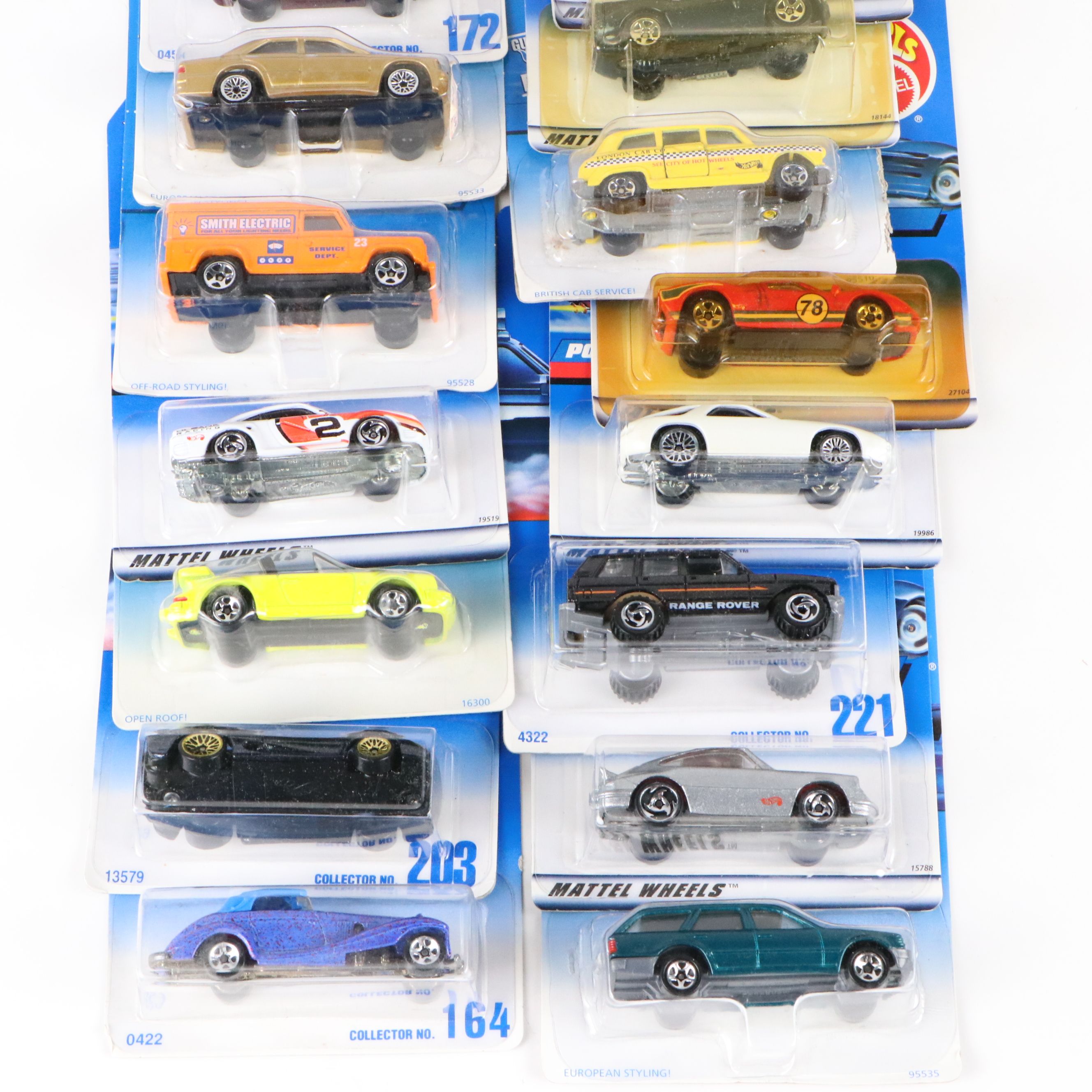 Hot Wheels "Mercedes 500 SL," "Jaguar XJ40" and More Toy Cars