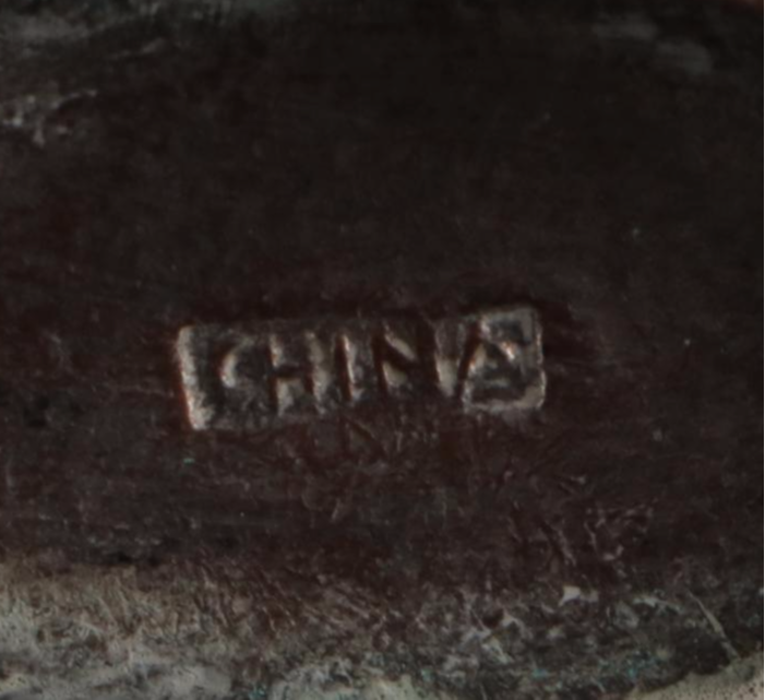 Chinese Colored Enamel on Paktong Snuff Bottle