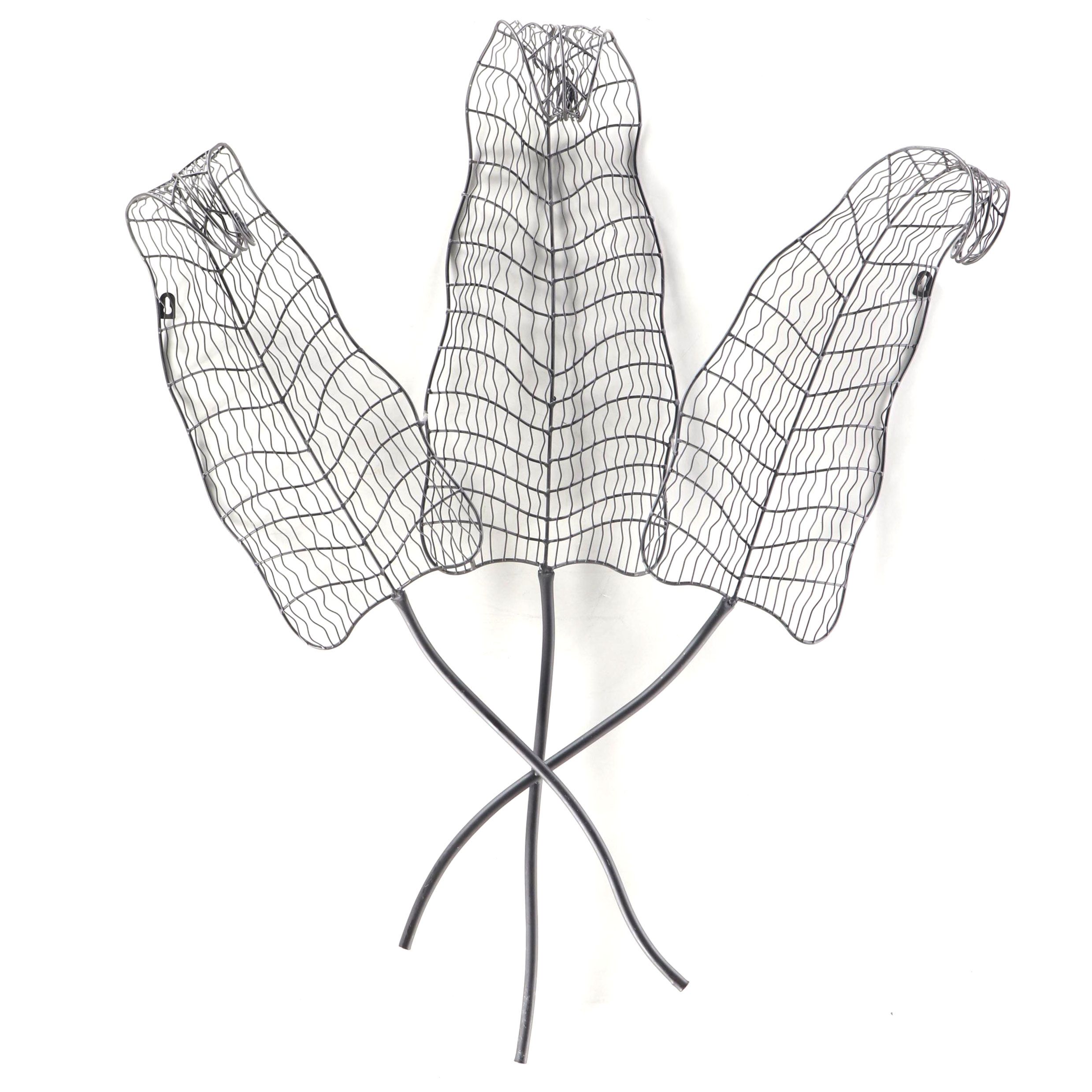 Palm Wrought Metal Hanging Wall Décor