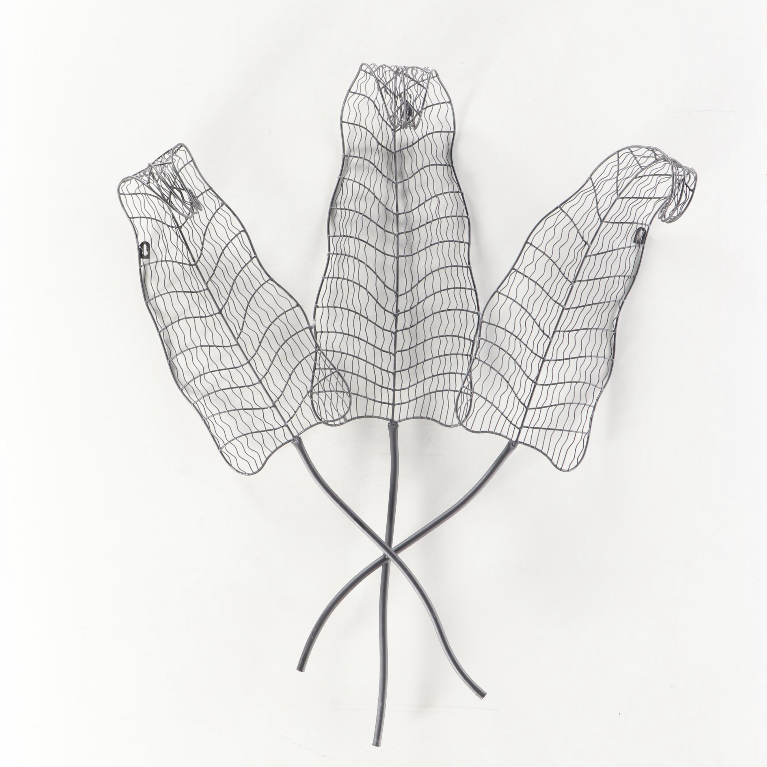 Palm Wrought Metal Hanging Wall Décor